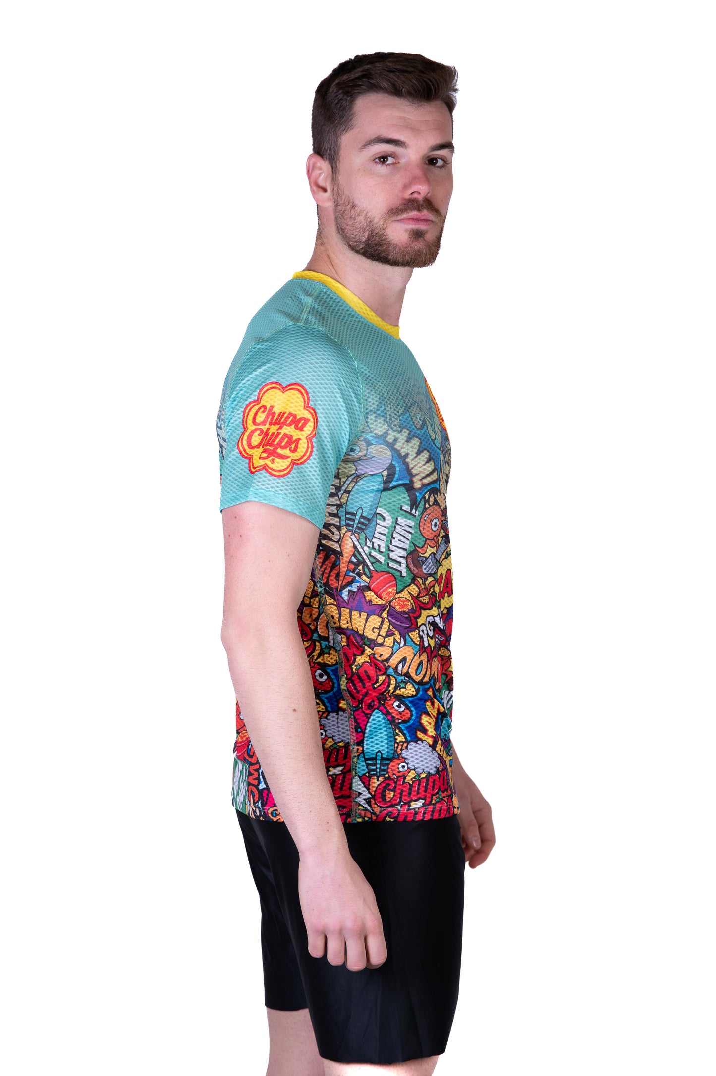 Camiseta de manga curta para homem - Chupa Chups Comic