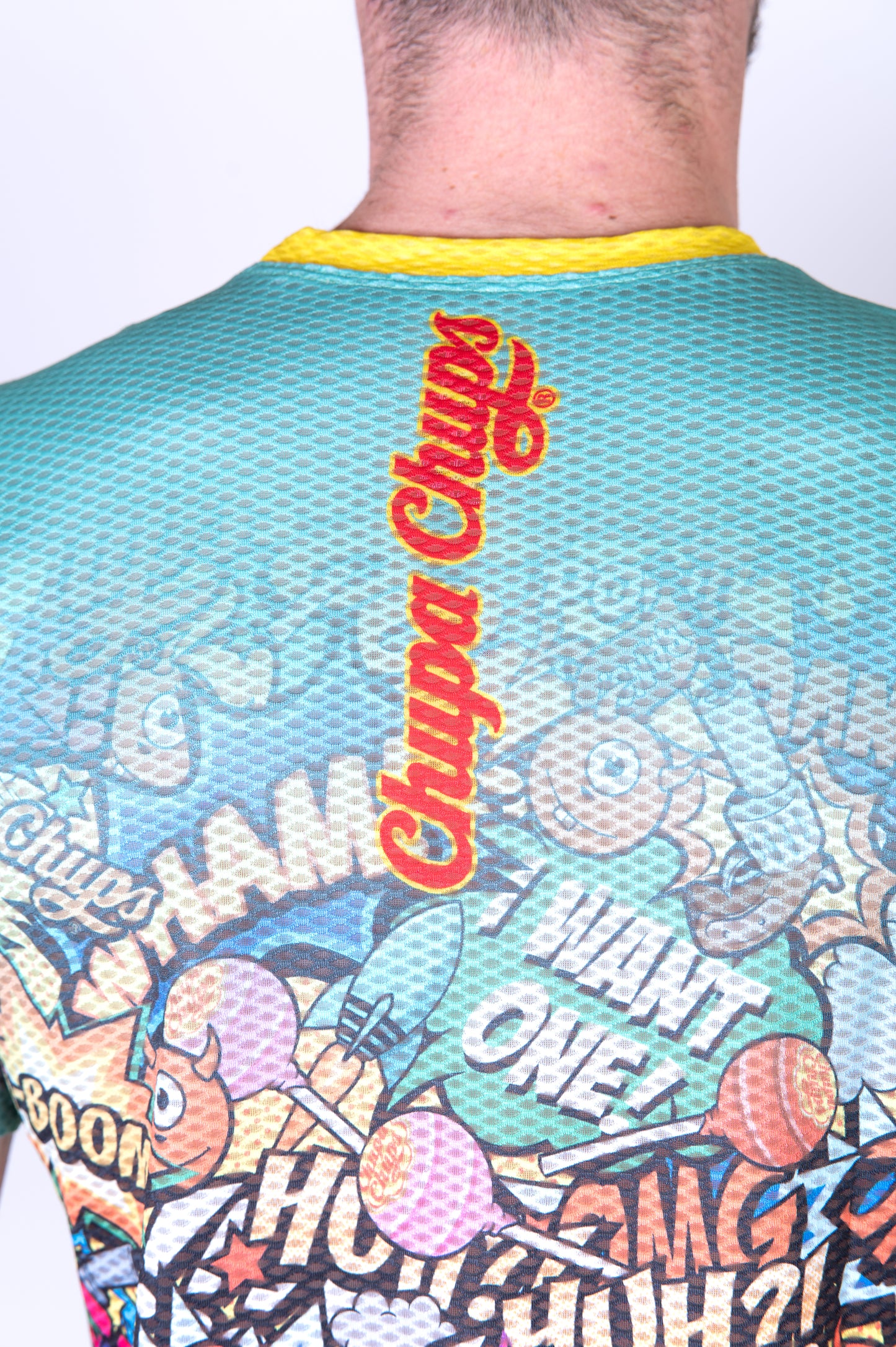Camiseta de manga curta para homem - Chupa Chups Comic