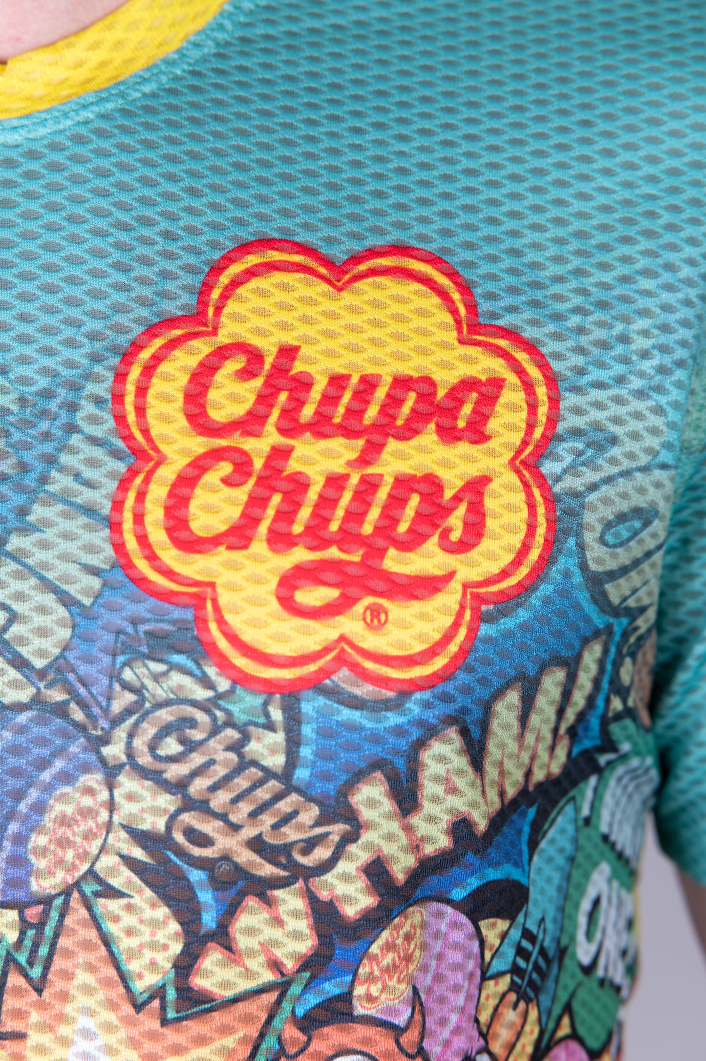 Camiseta de manga curta para homem - Chupa Chups Comic
