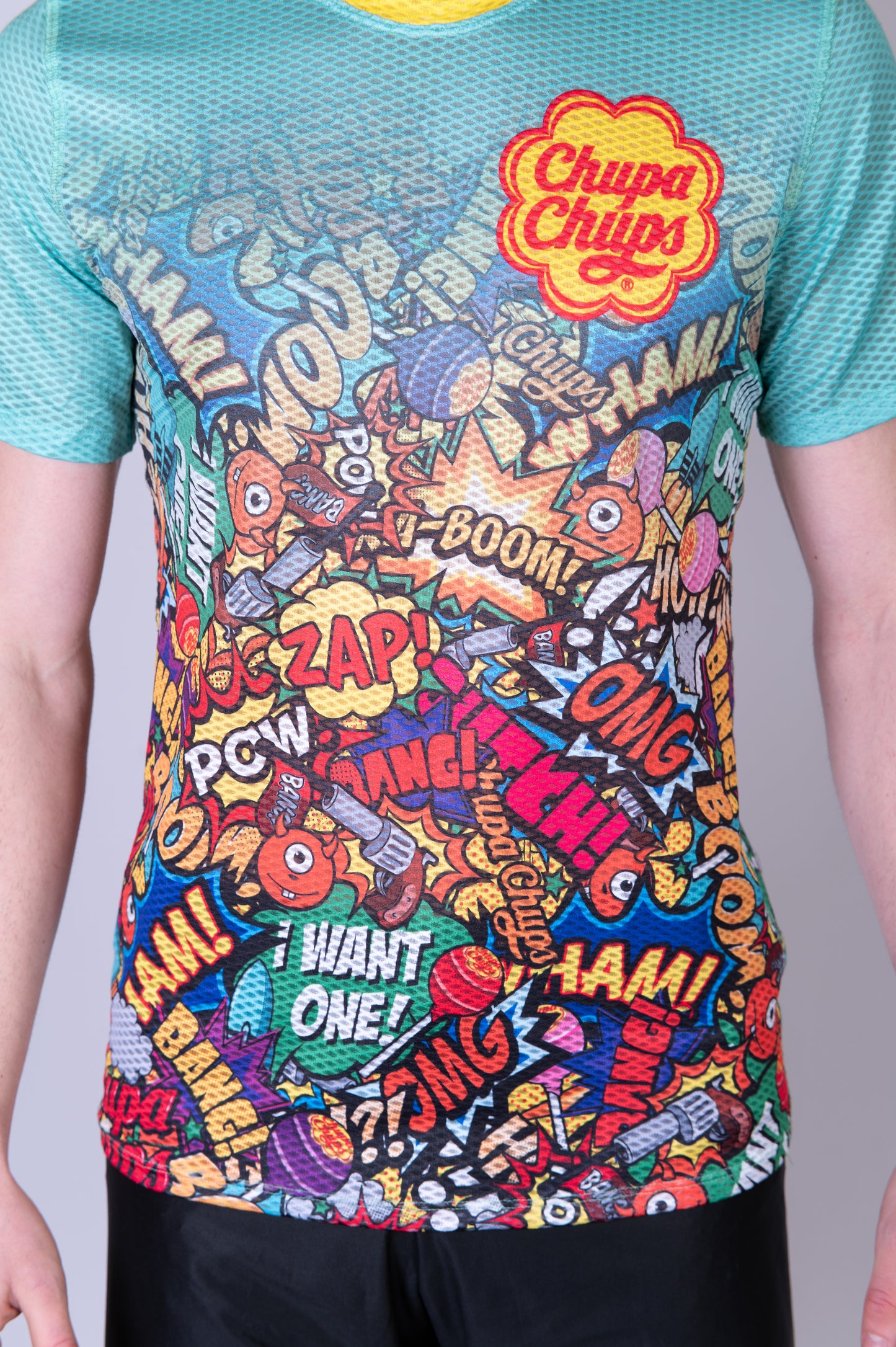 Camiseta de manga curta para homem - Chupa Chups Comic