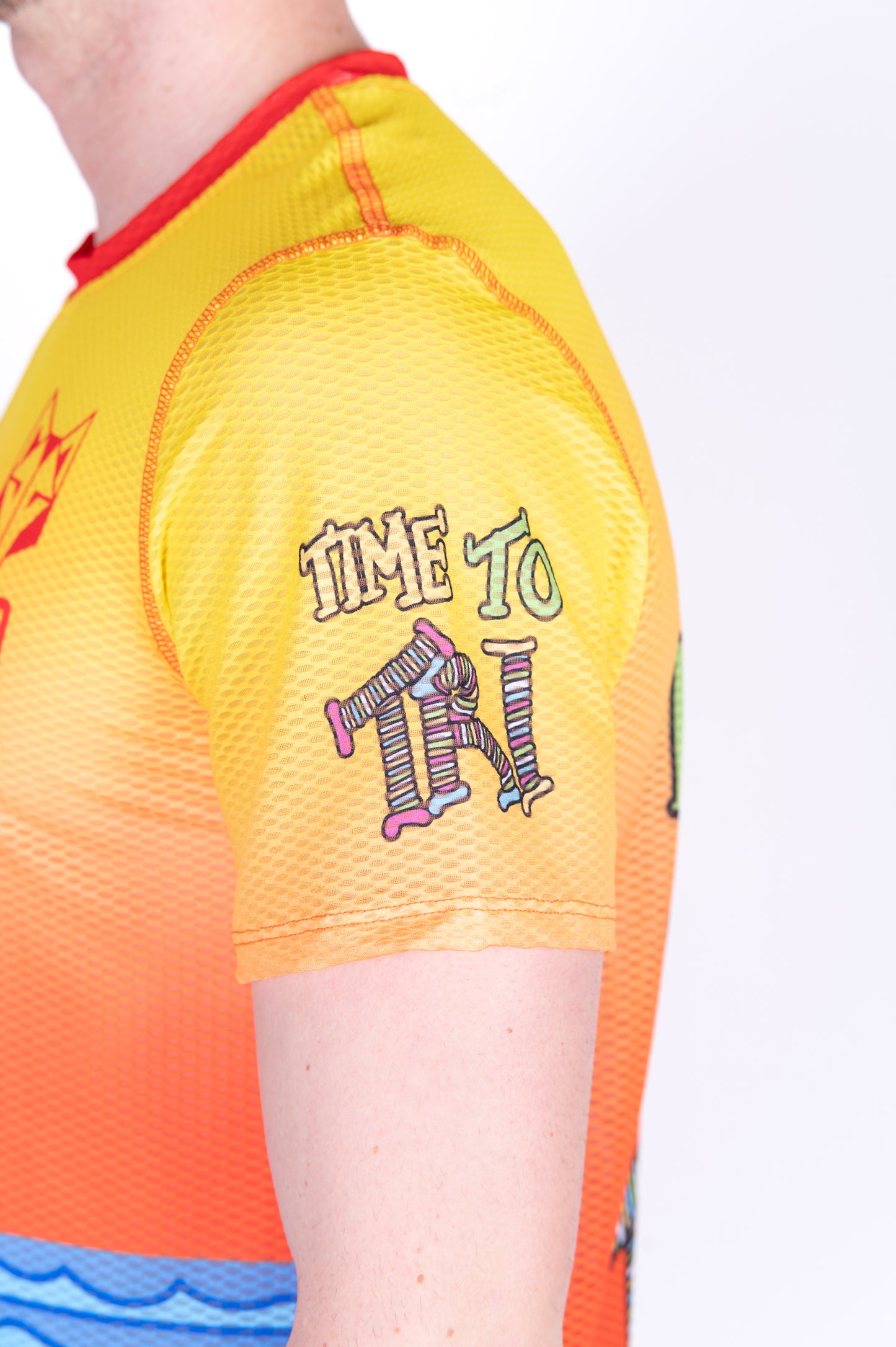 Short Sleeve T-Shirt Men - Time to Tri Swim