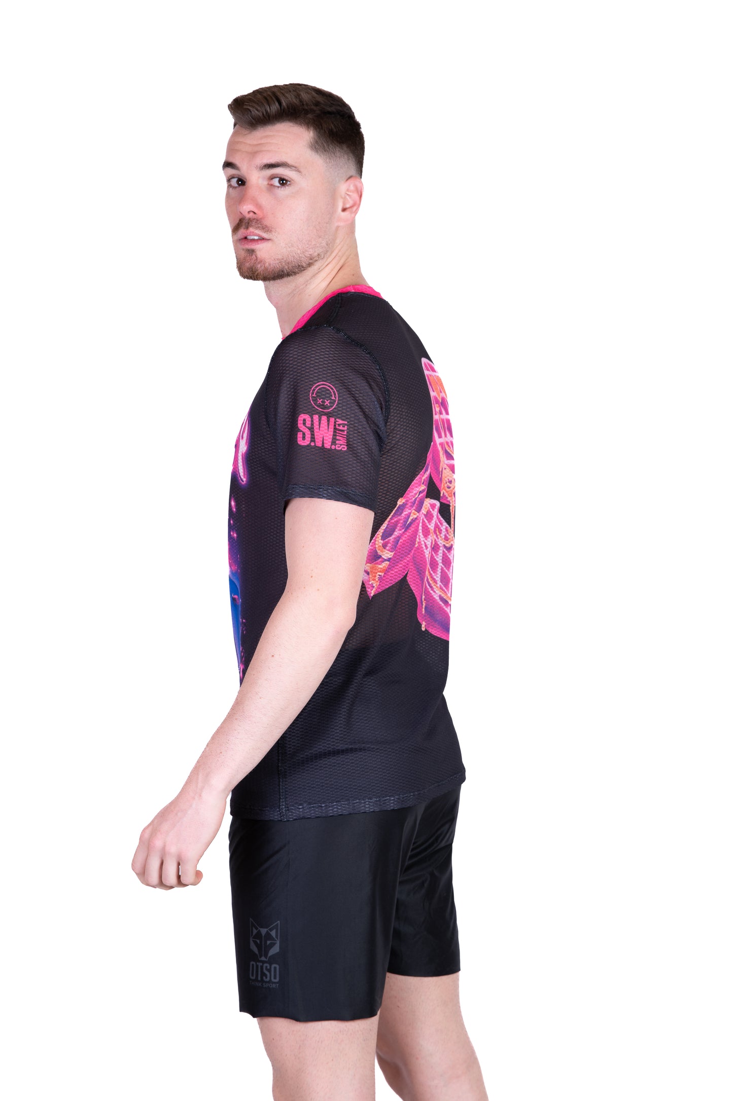 Men's short sleeve t-shirt - S.W.Smiley Concrete Canvas Toaster (Outlet)