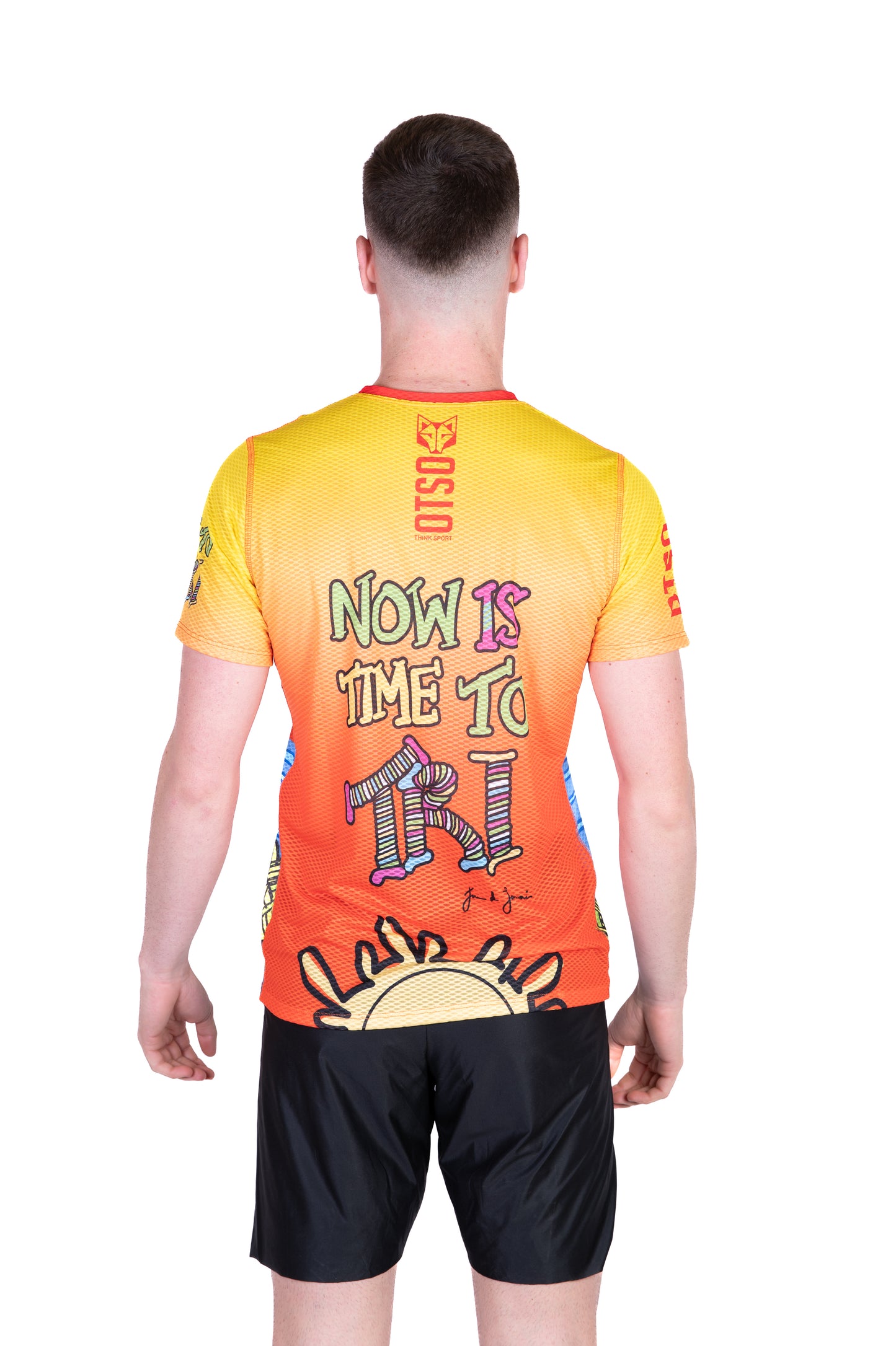 T-shirt a maniche corte da uomo - Time to Tri Bike