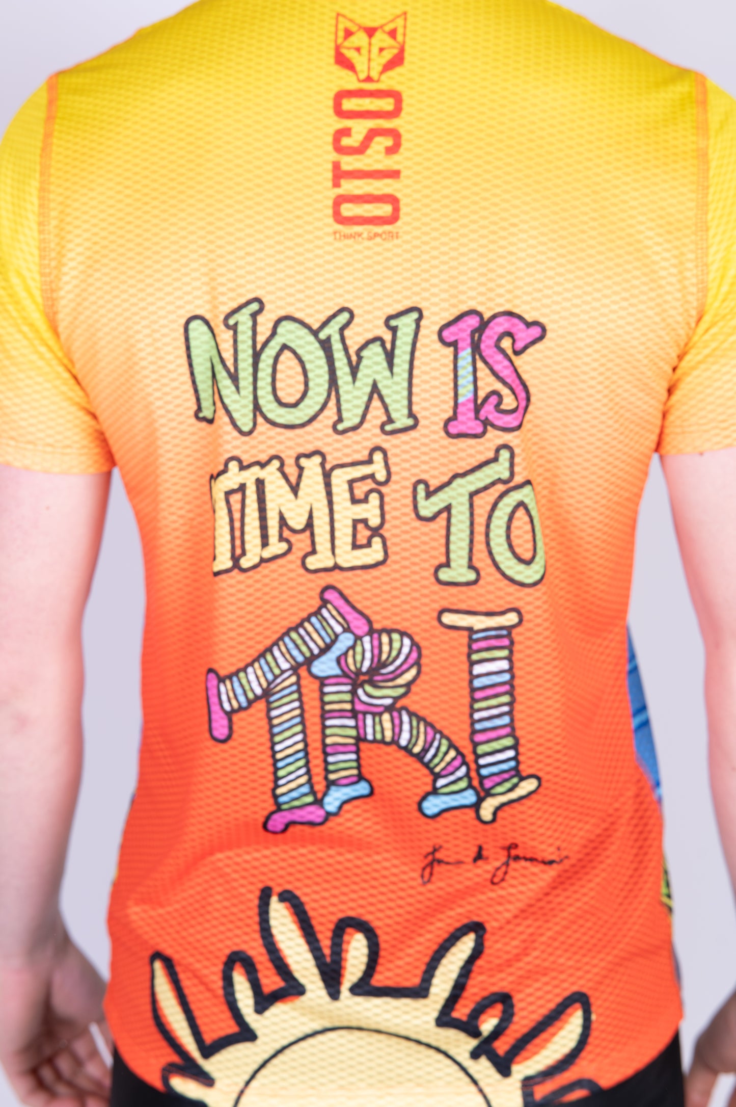 T-shirt a maniche corte da uomo - Time to Tri Bike