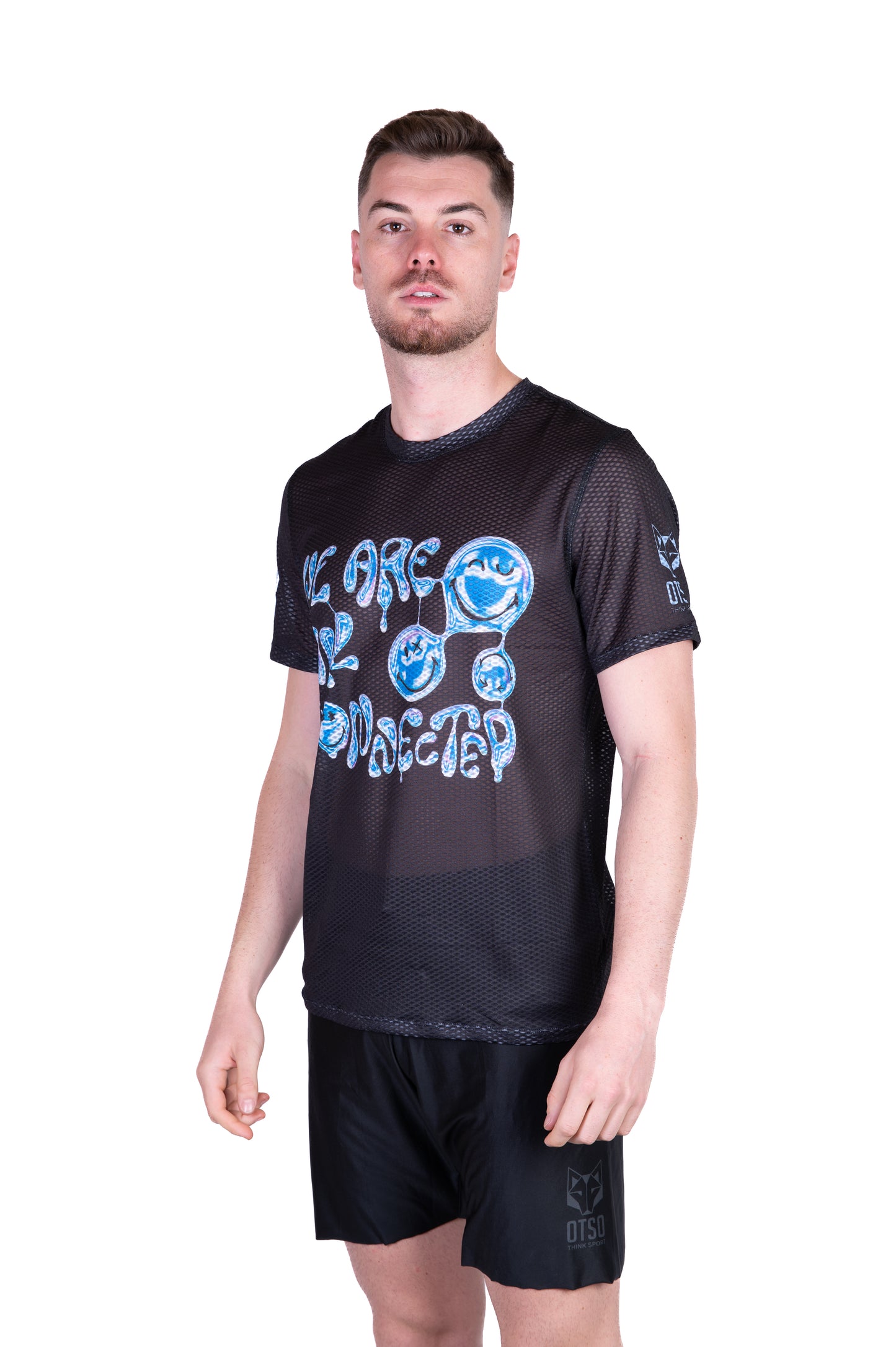 Men's short sleeve t-shirt - S.W.Smiley Connected (Outlet)