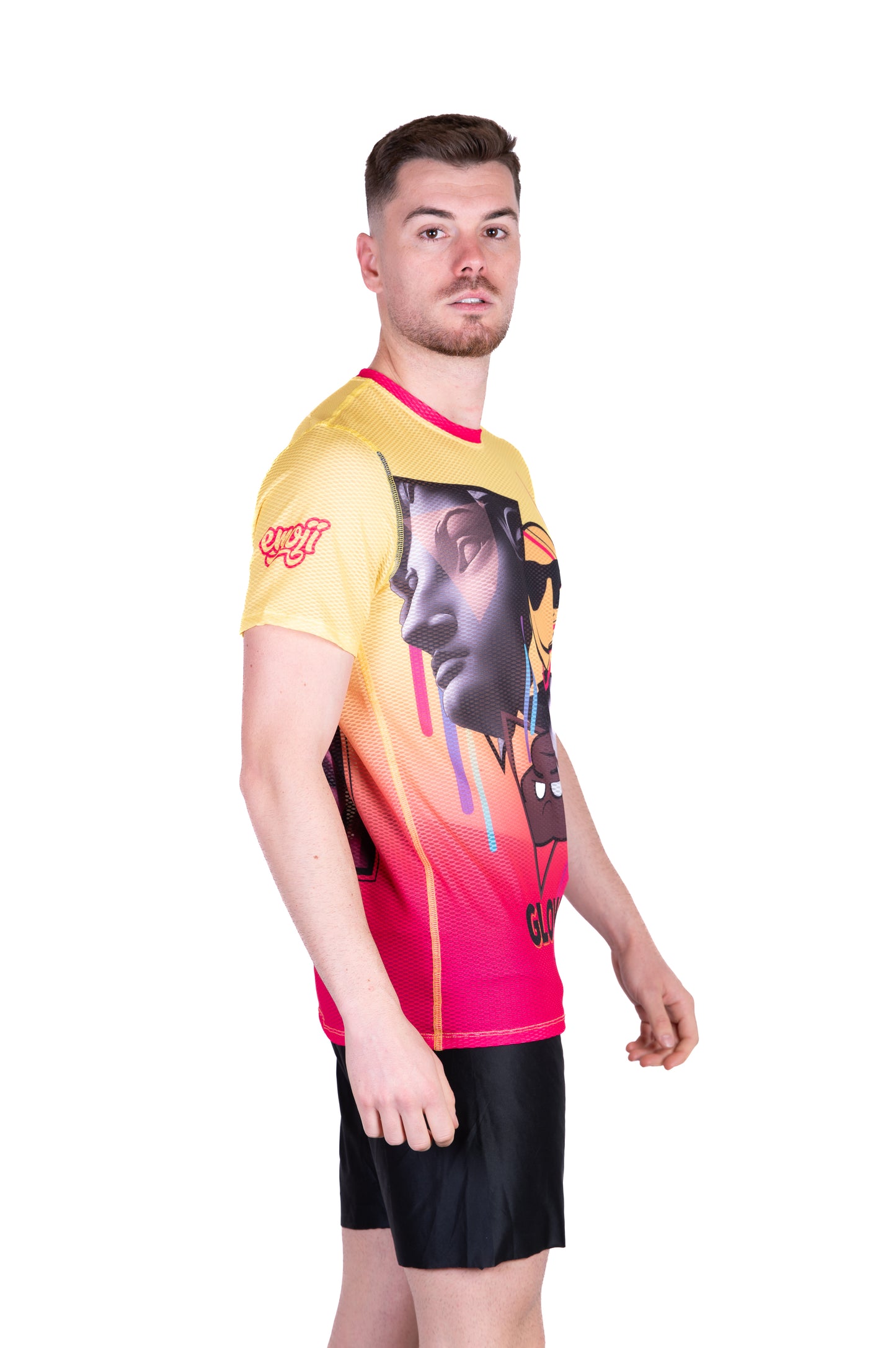 T-shirt manches courtes homme - Emoji Glow-Up