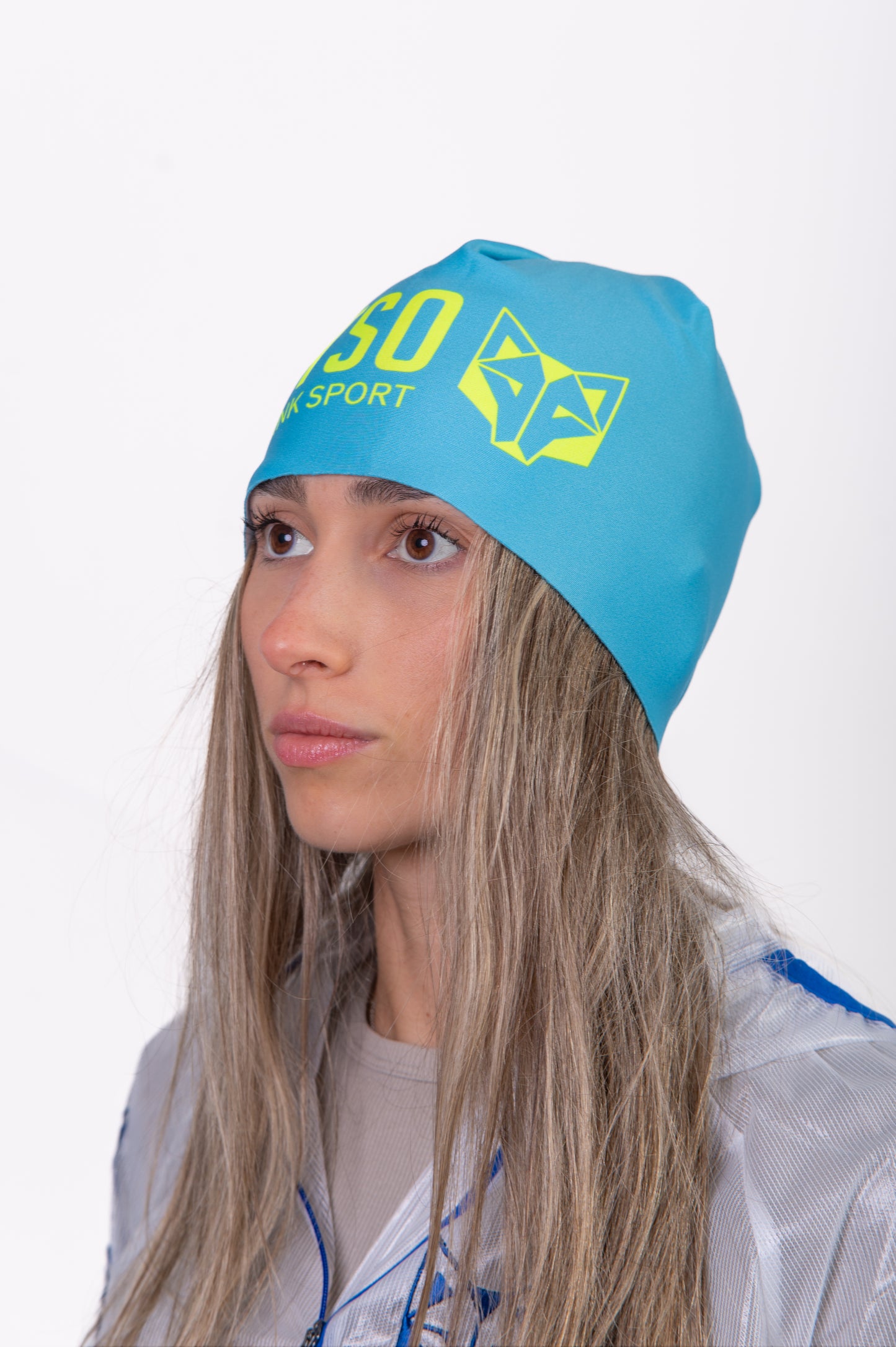 Berretto - Azzurro Chiaro & Giallo Fluo