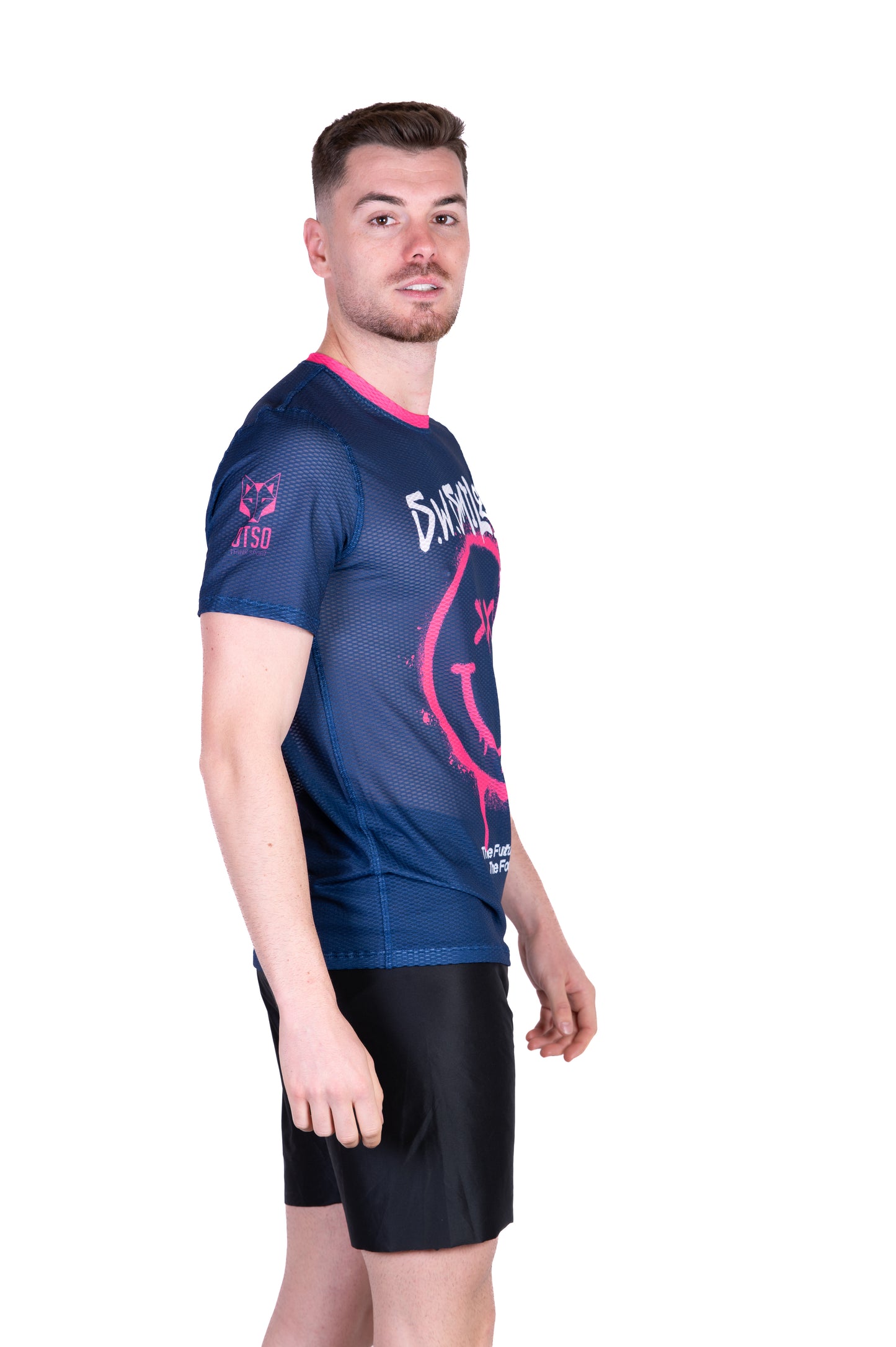 Men's short sleeve t-shirt - S.W.Smiley Graffiti