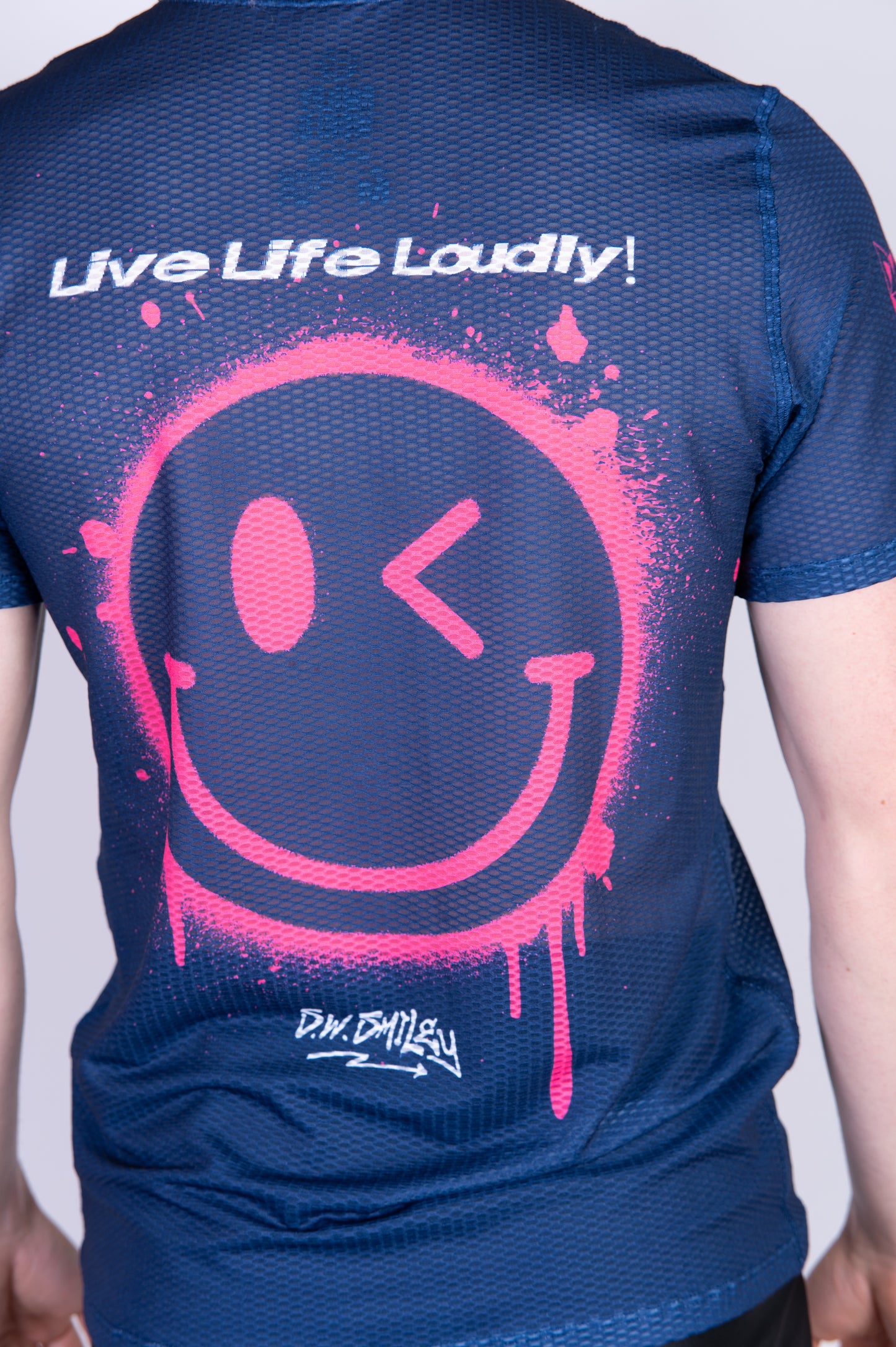 Men's short sleeve t-shirt - S.W.Smiley Graffiti