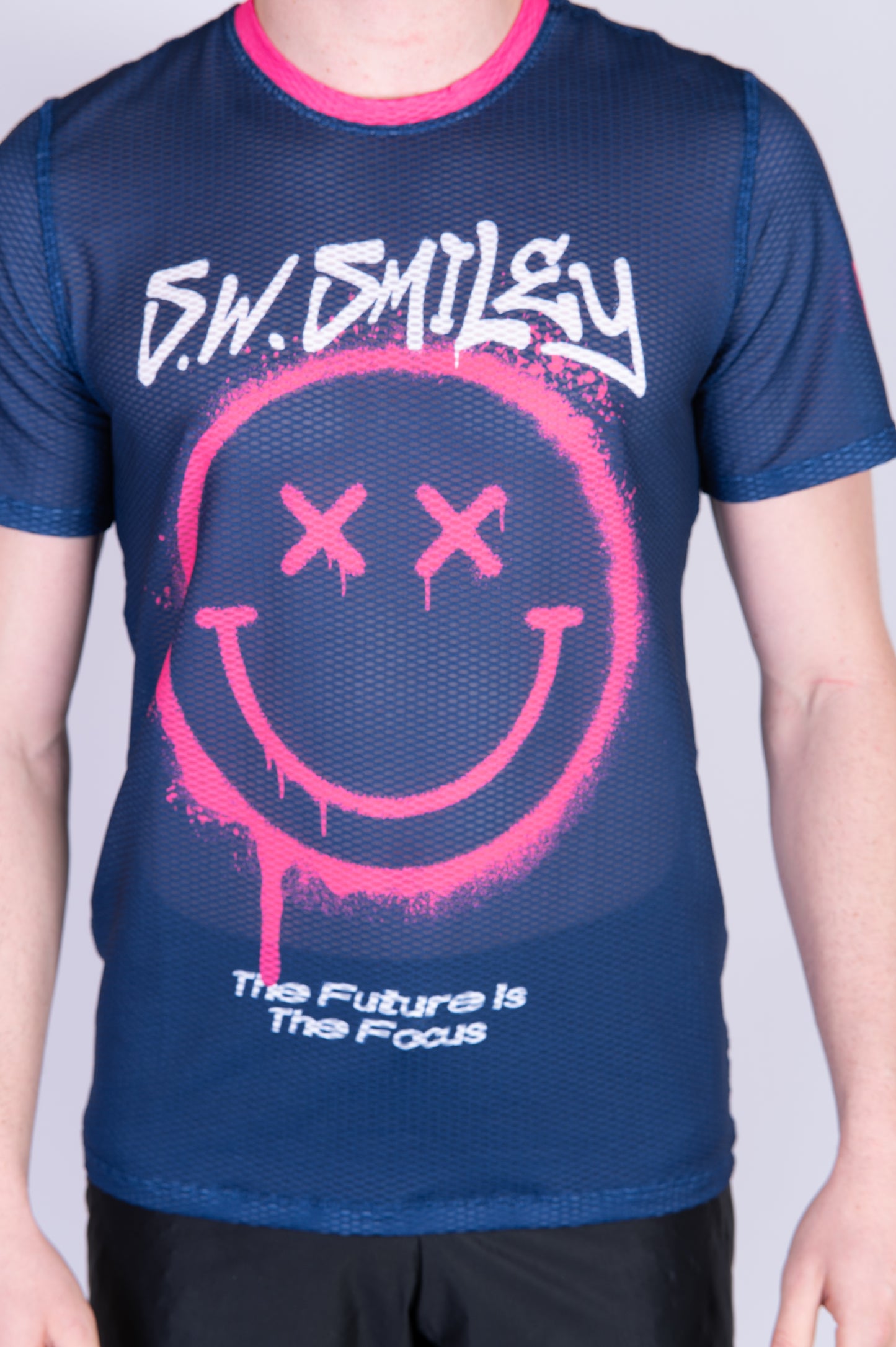 Men's short sleeve t-shirt - S.W.Smiley Graffiti