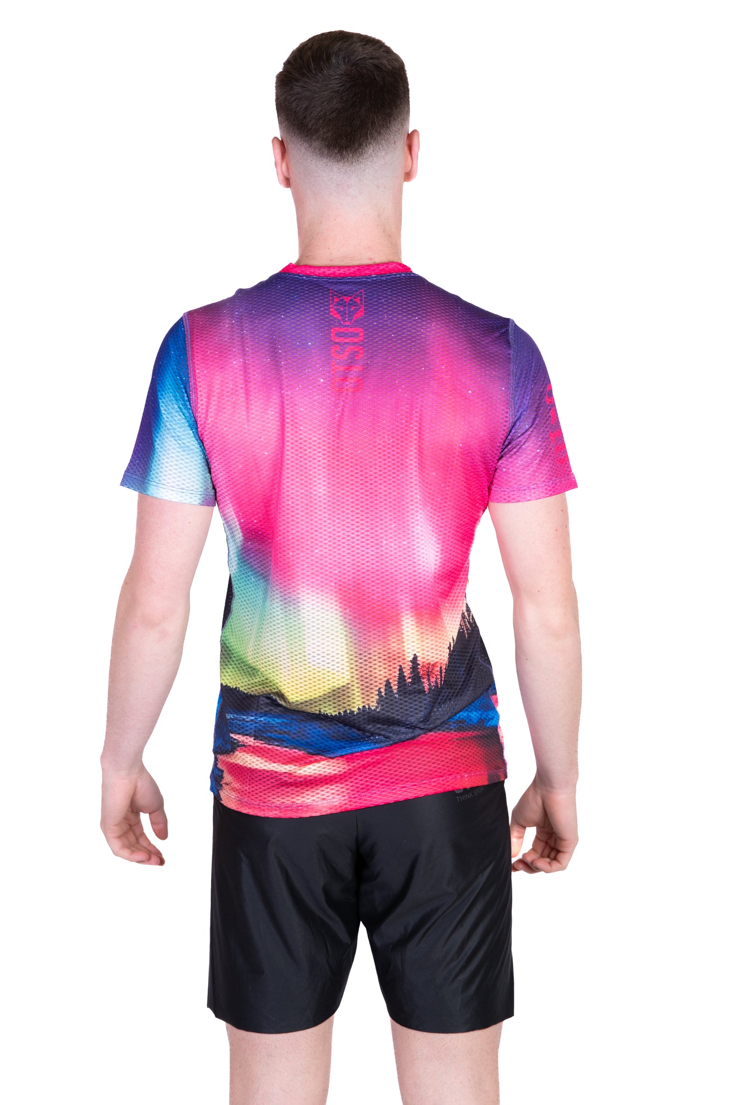 T-shirt a maniche corte da uomo - Auroras Boreales