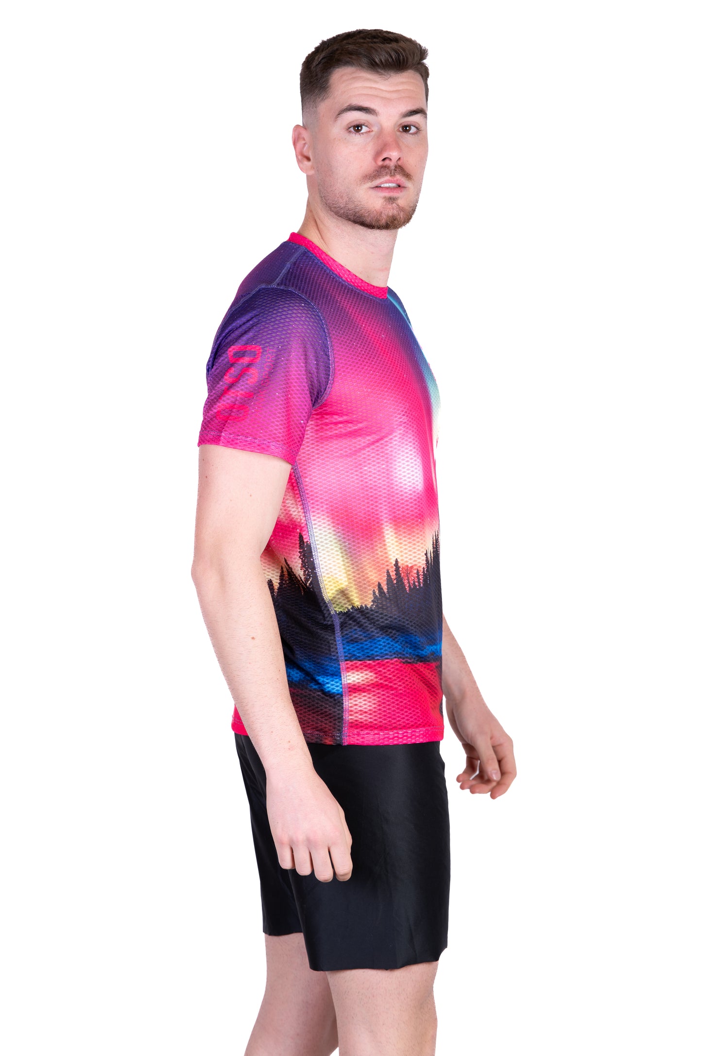 T-shirt a maniche corte da uomo - Auroras Boreales
