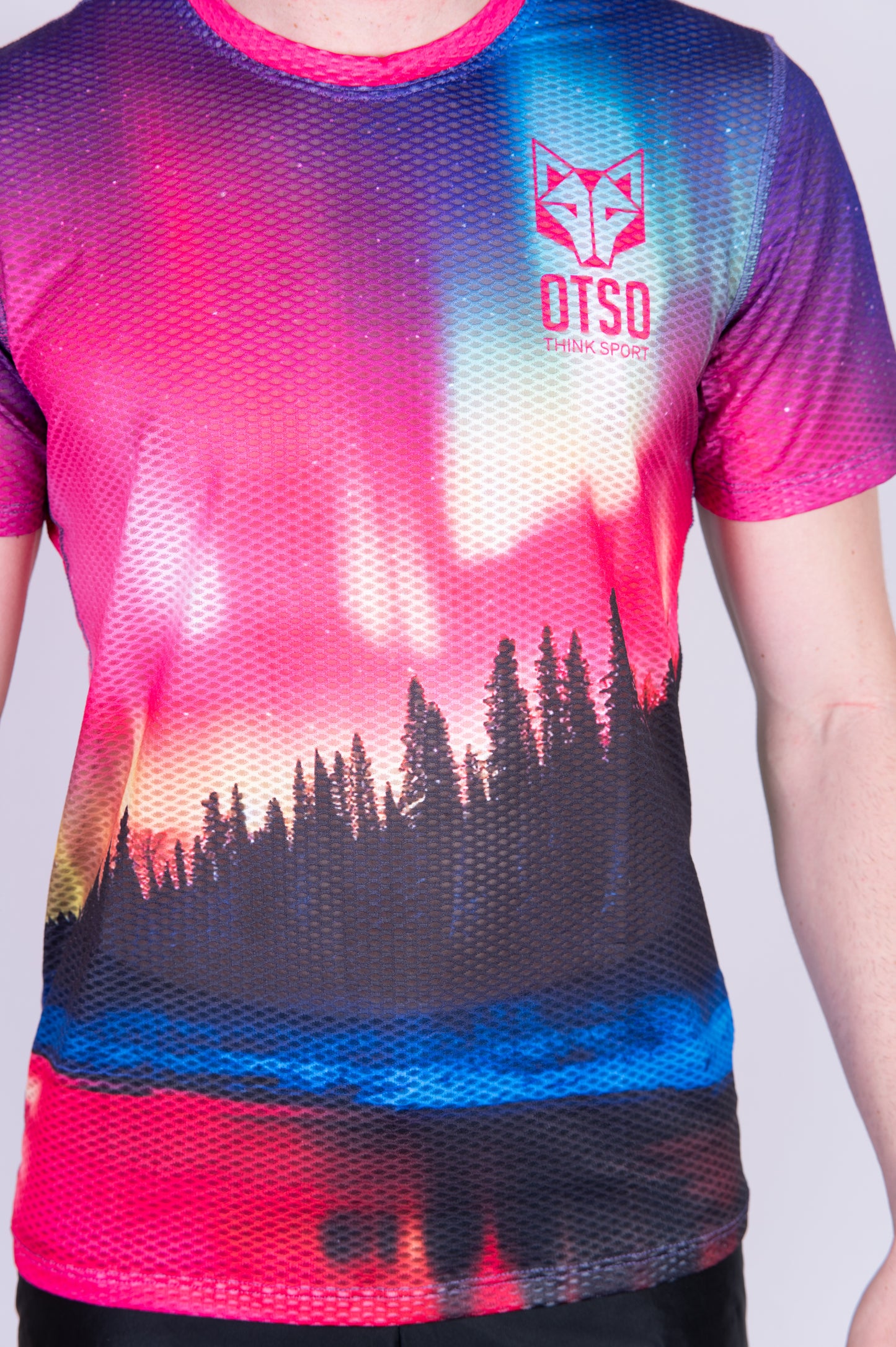 T-shirt a maniche corte da uomo - Auroras Boreales
