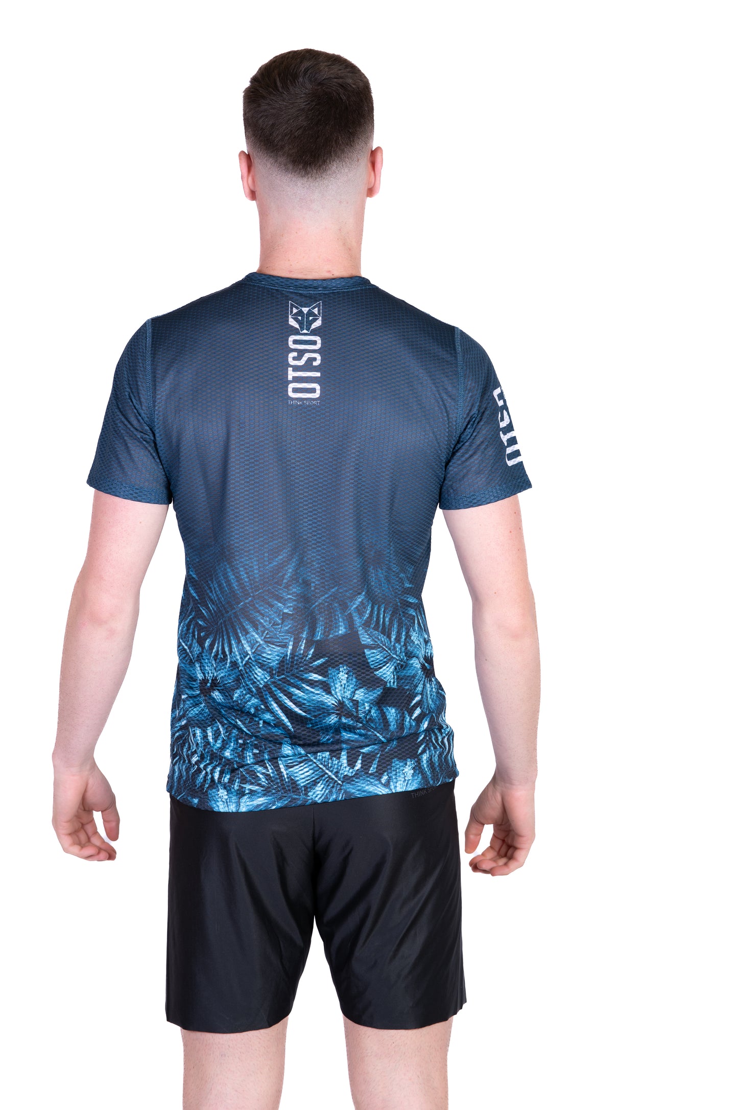 Camiseta masculina de manga curta - Tropical Green