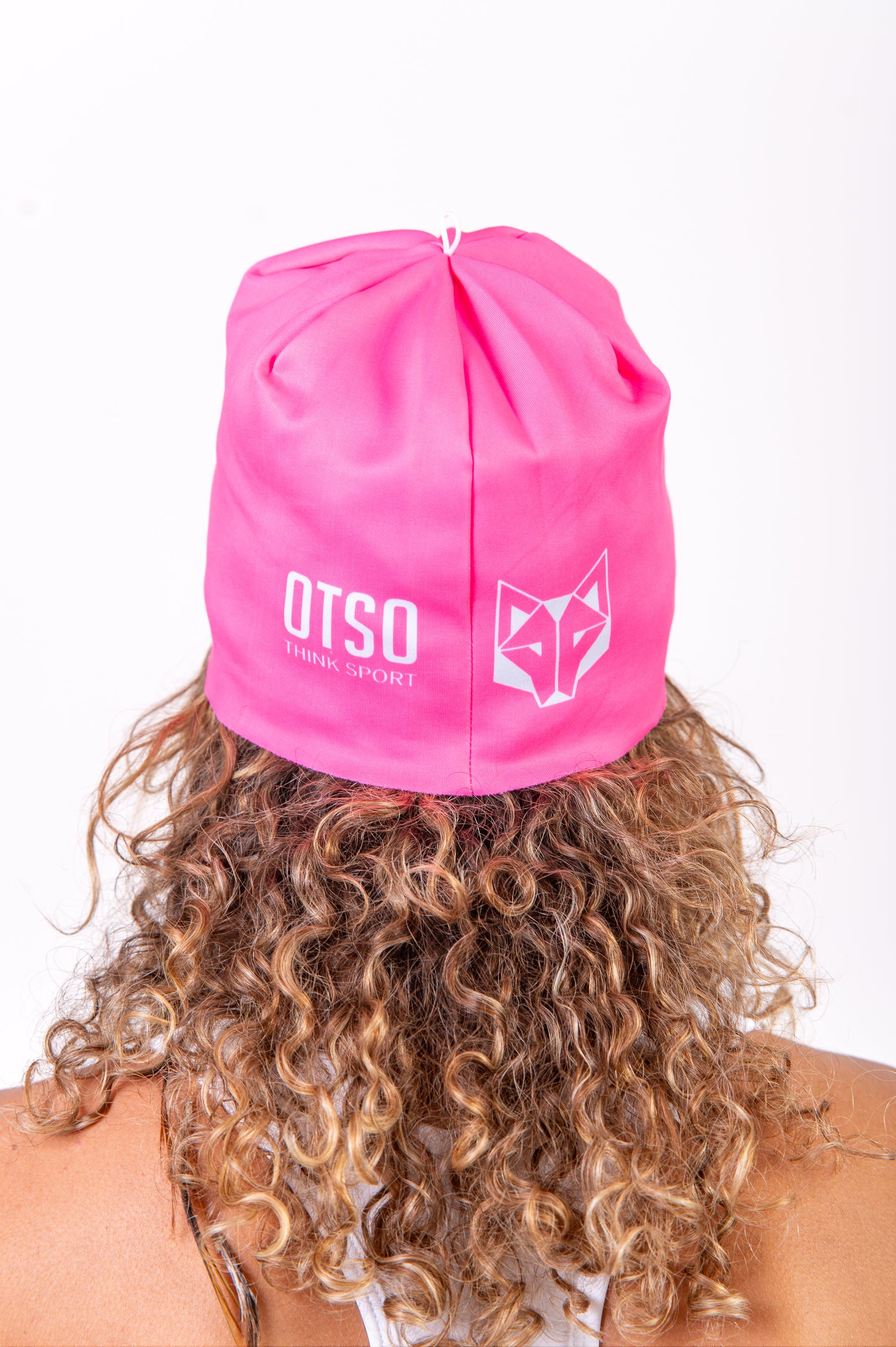 Gorro - Rosa Fluorescente & Branco