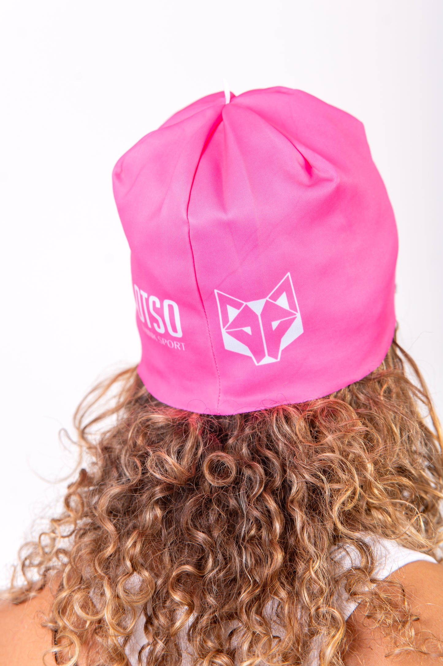 Gorro - Rosa Fluorescente & Branco