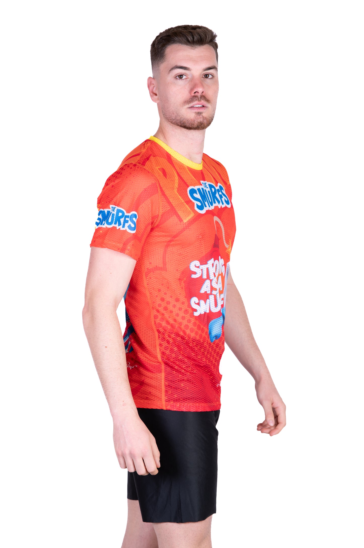 Camiseta manga corta hombre - Strong as a Smurf