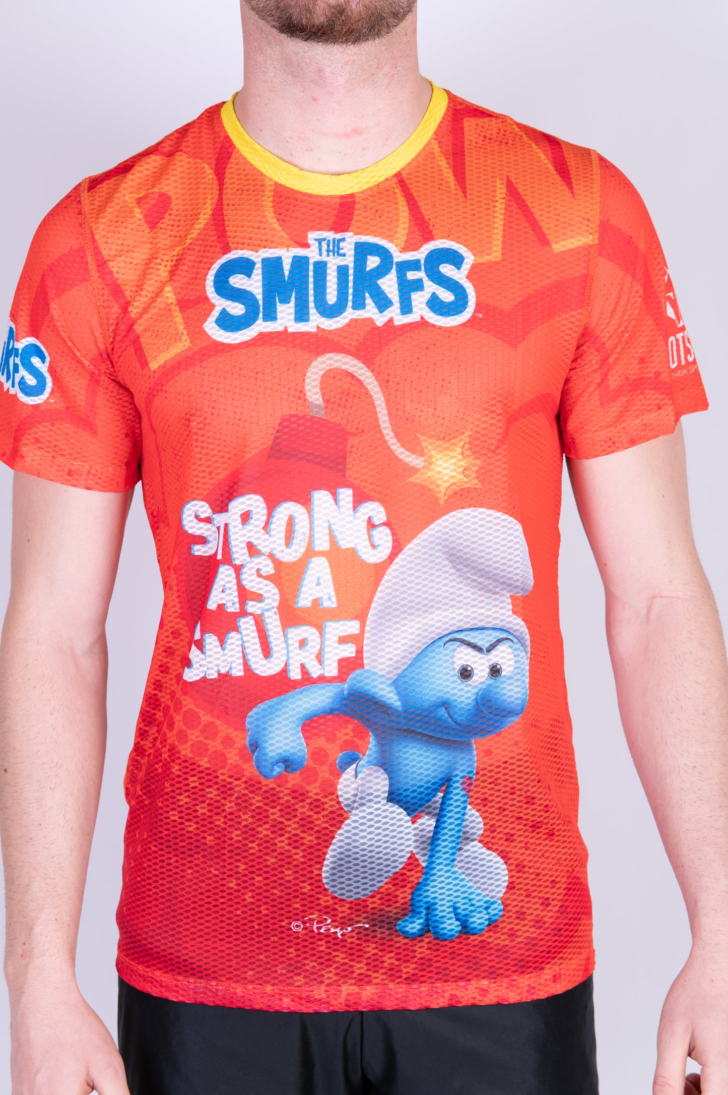 Camiseta manga corta hombre - Strong as a Smurf