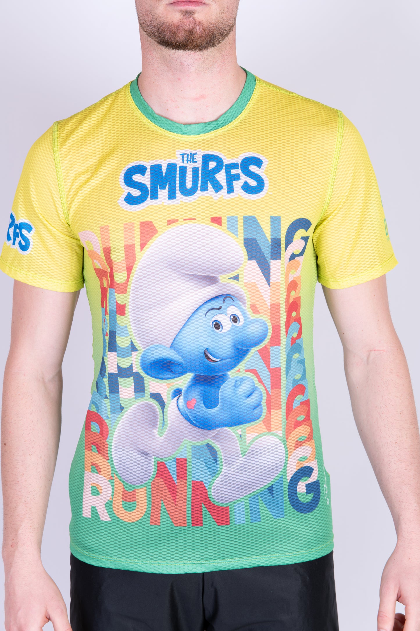 Samarreta màniga curta home - Smurf Running