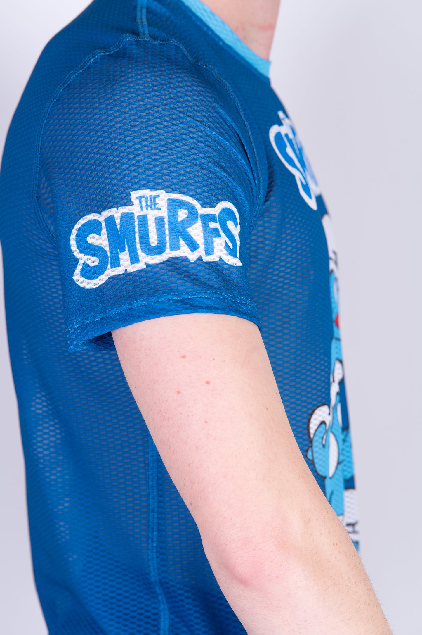 Short sleeve t-shirt for men - Smurf Tower