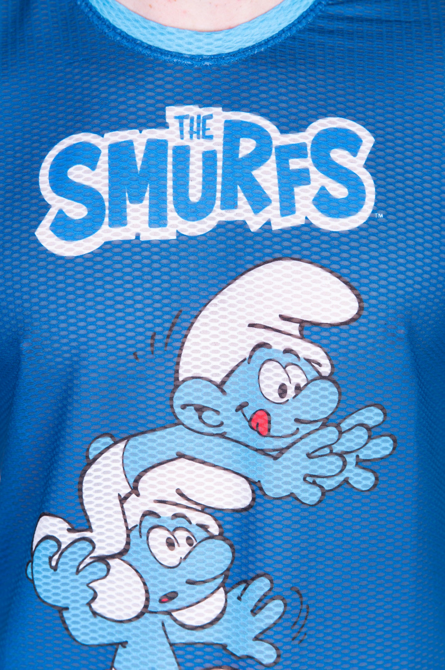 Short sleeve t-shirt for men - Smurf Tower