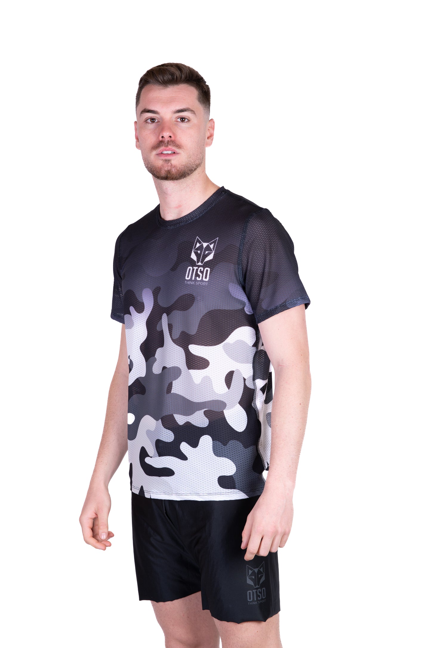 Samarreta màniga curta home - Camo Grey