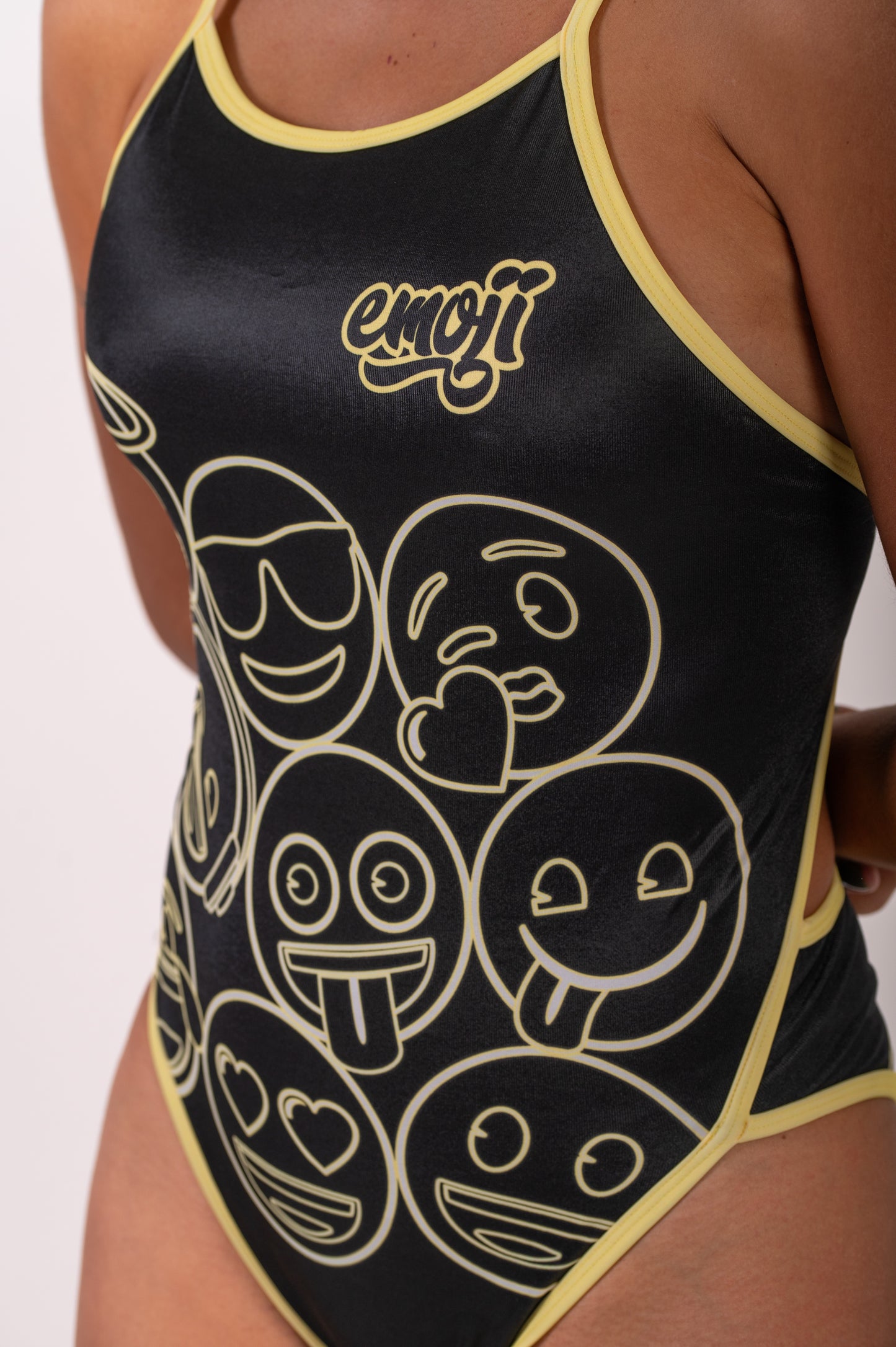 Fato de banho feminino - Emoji Neon Faces