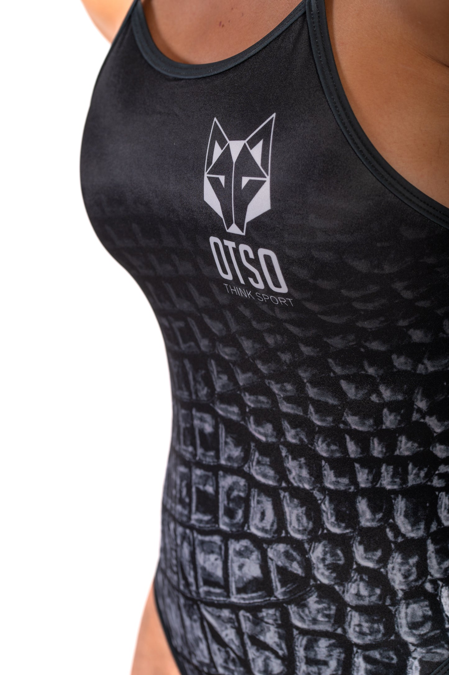 Women's Swimsuit - Black Snake