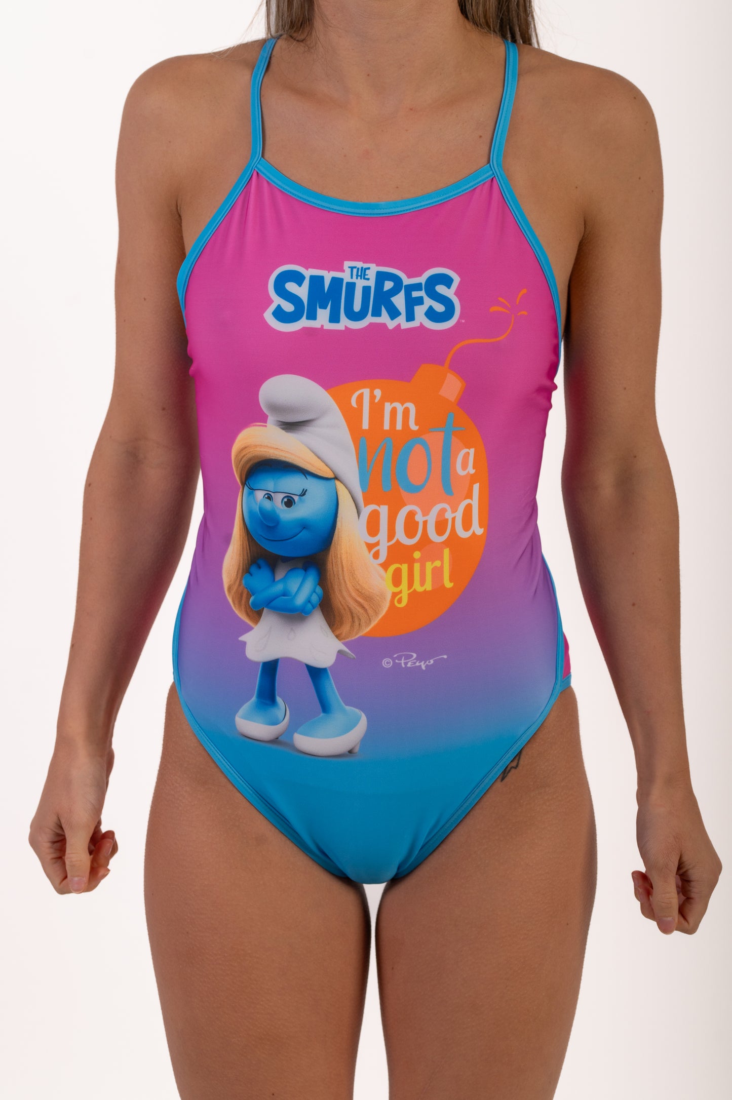 Women's Swimsuit - Smurfs Have Fun