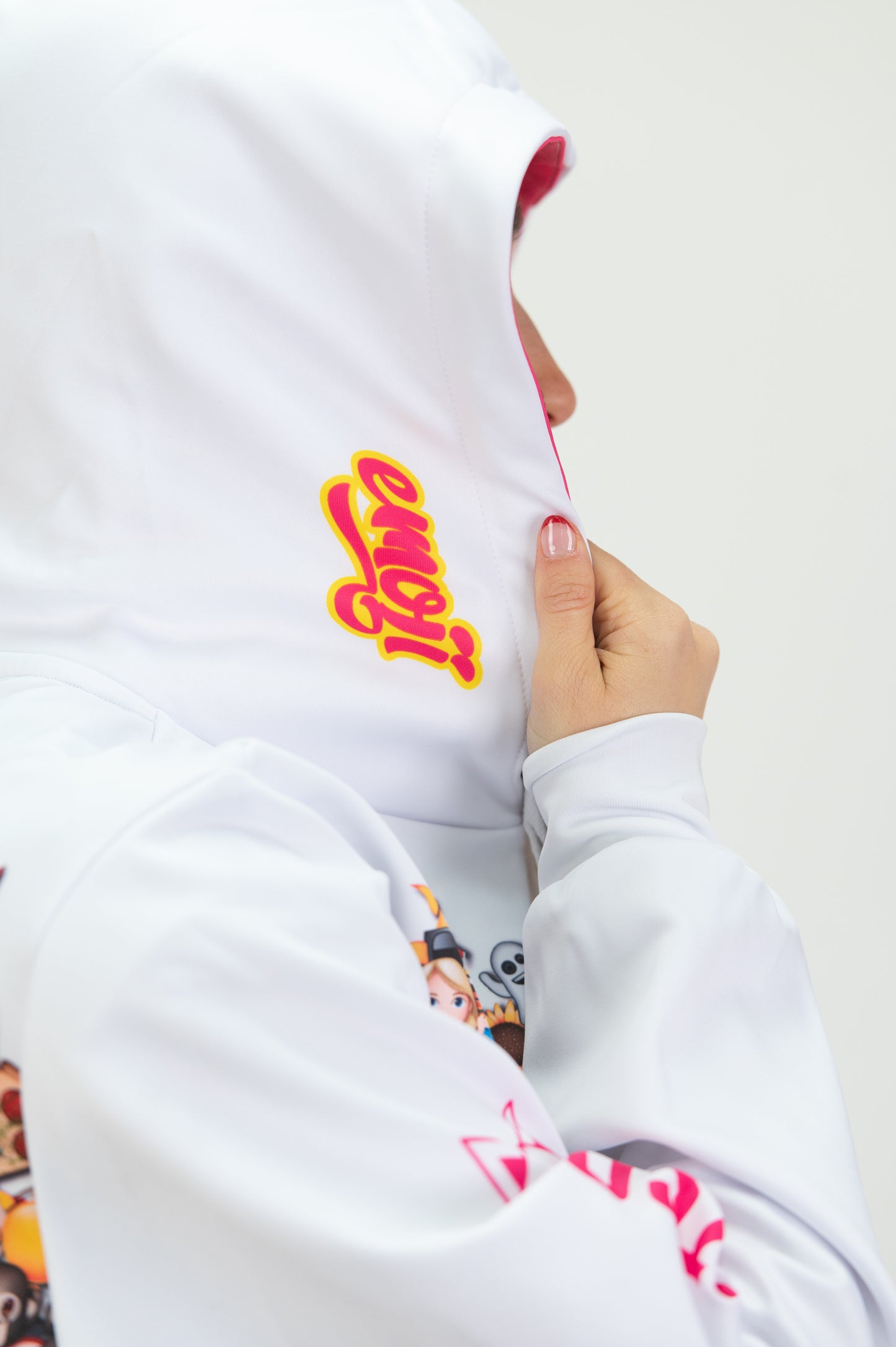 Sweat à capuche - Emoji Big Wave
