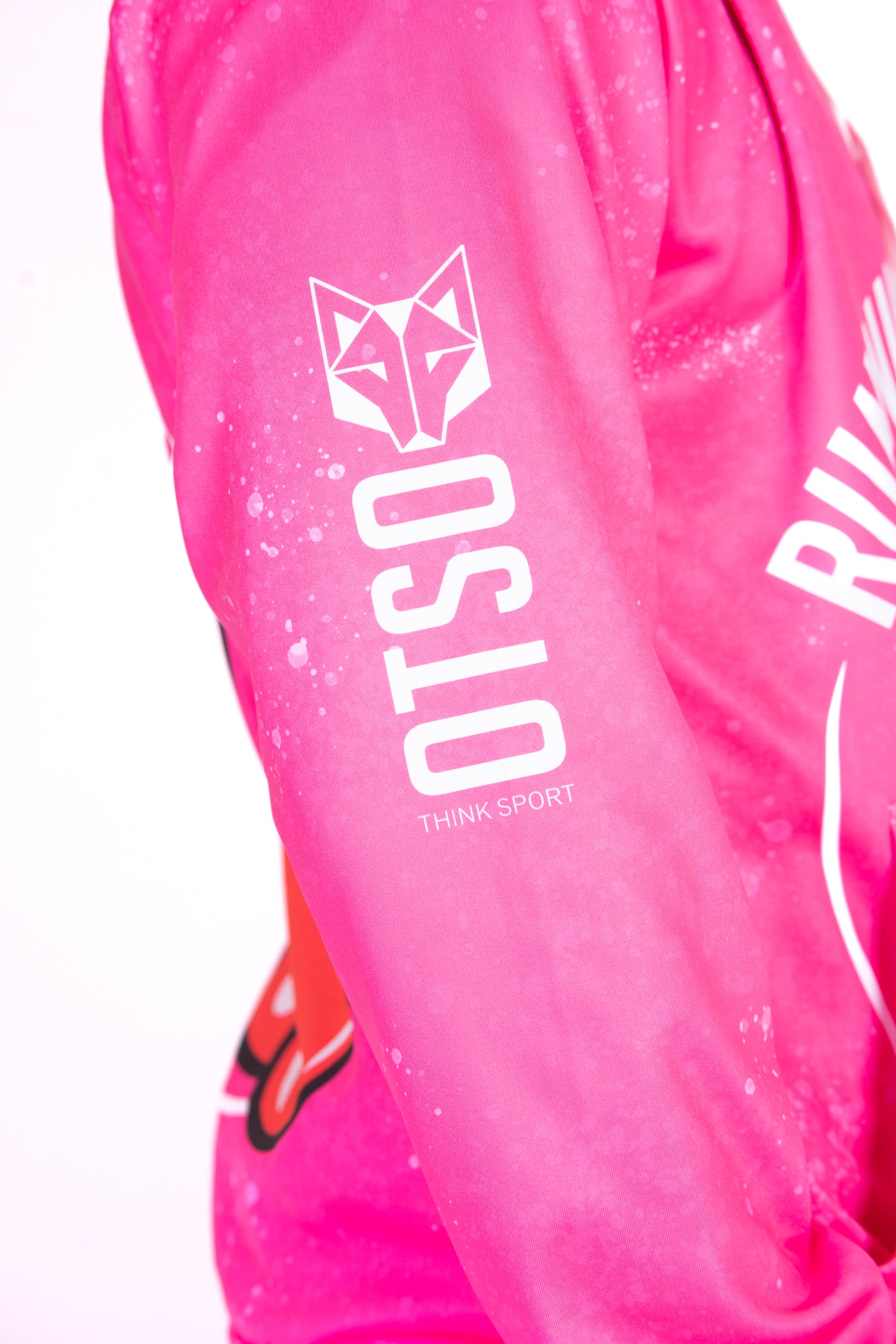 Sweat à capuche - Running Stones Pink