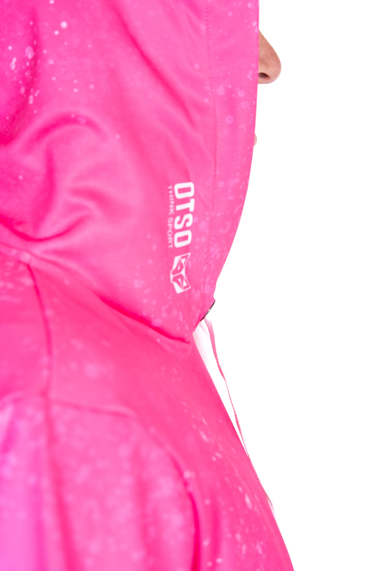 Sweat à capuche - Running Stones Pink