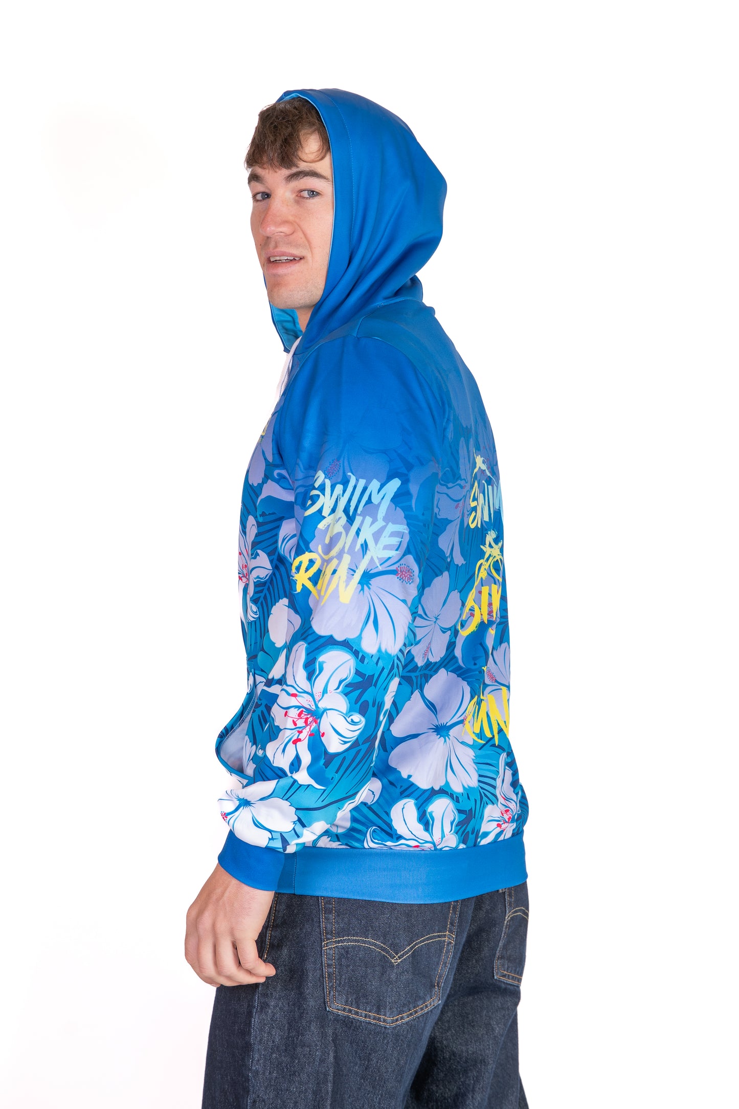 Felpa - Swim Bike Run Flower