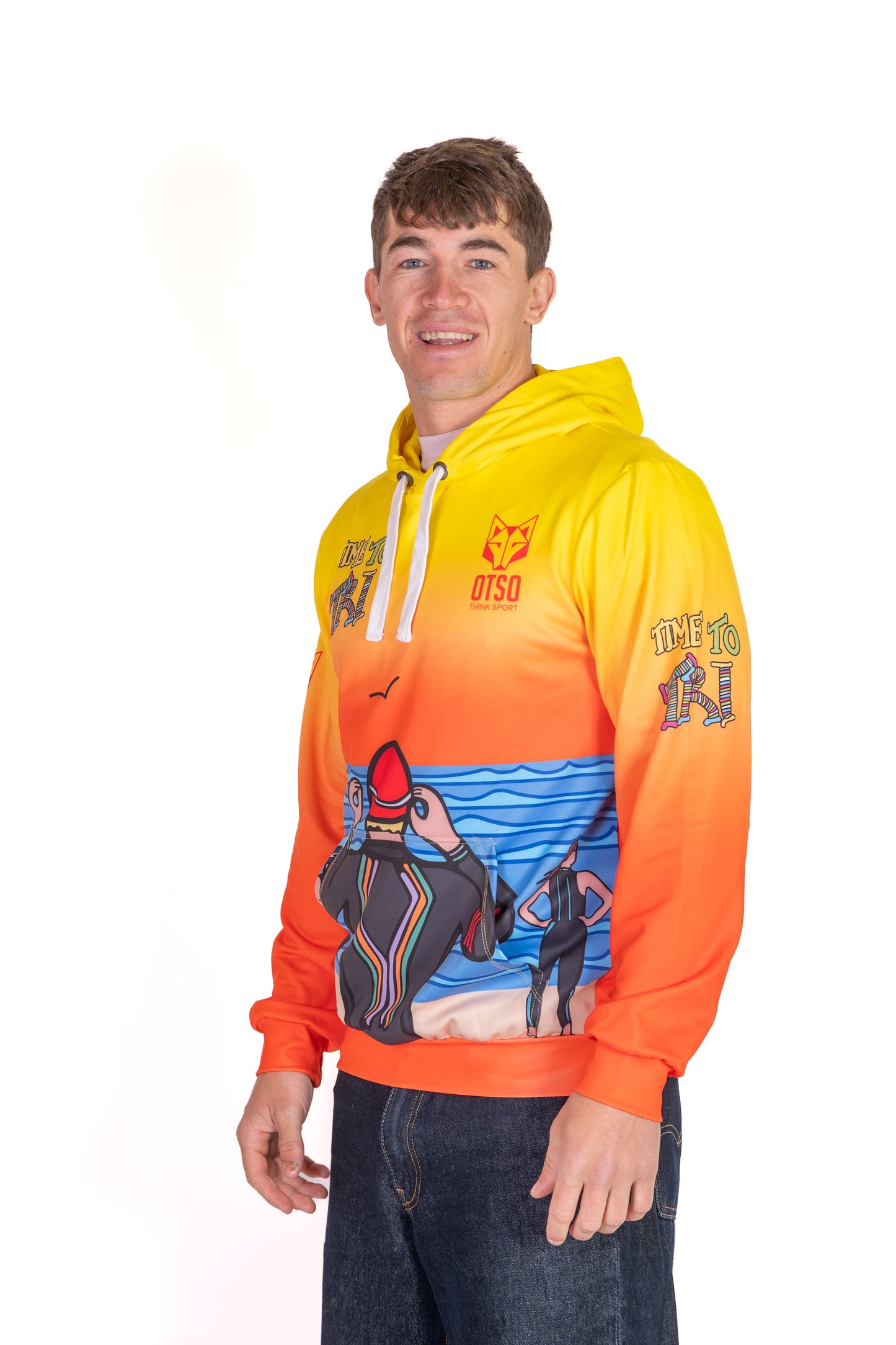 Sudadera - Time to tri Man Swim