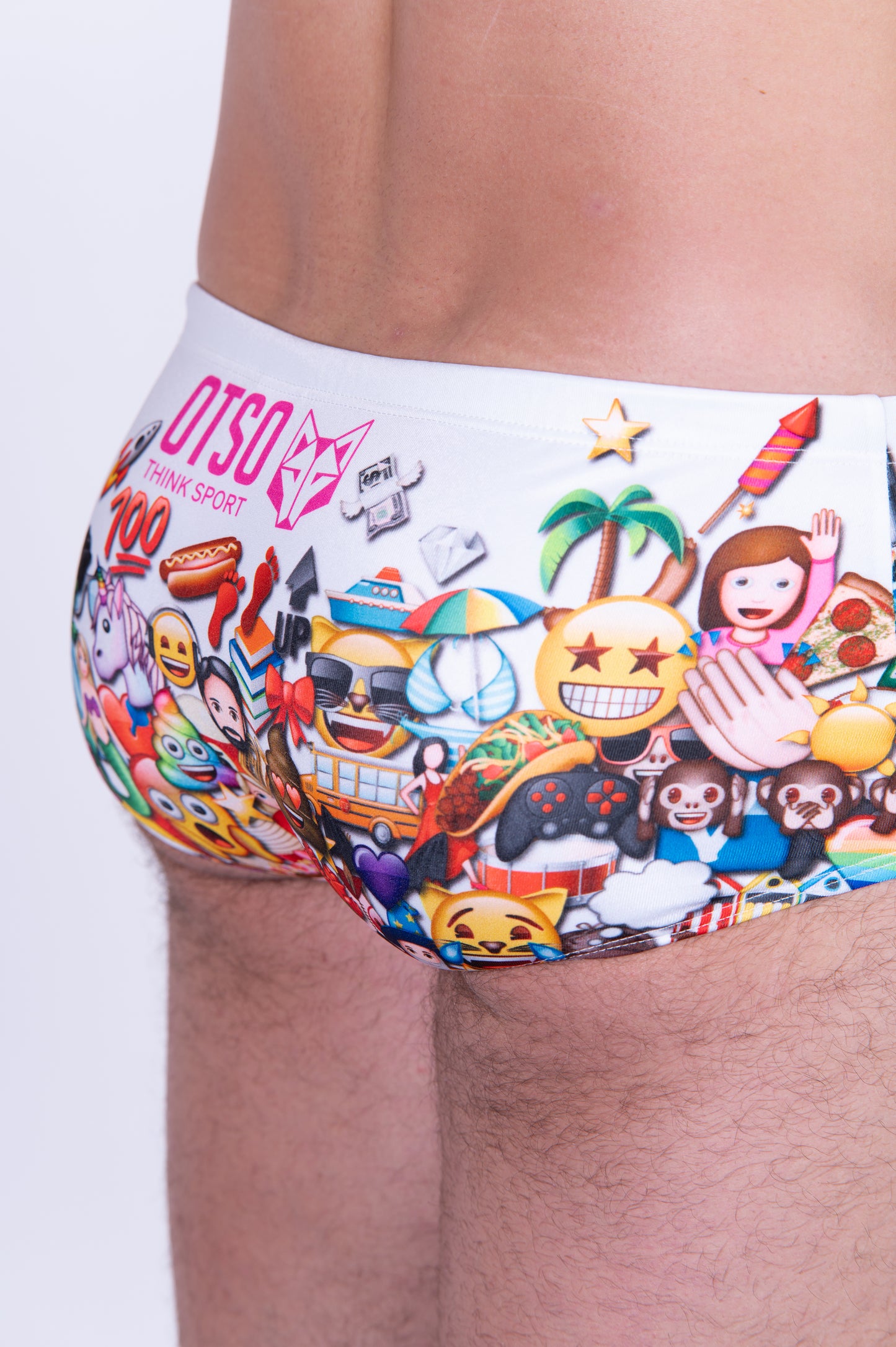 Boxer de bain homme - Emoji Big Wave