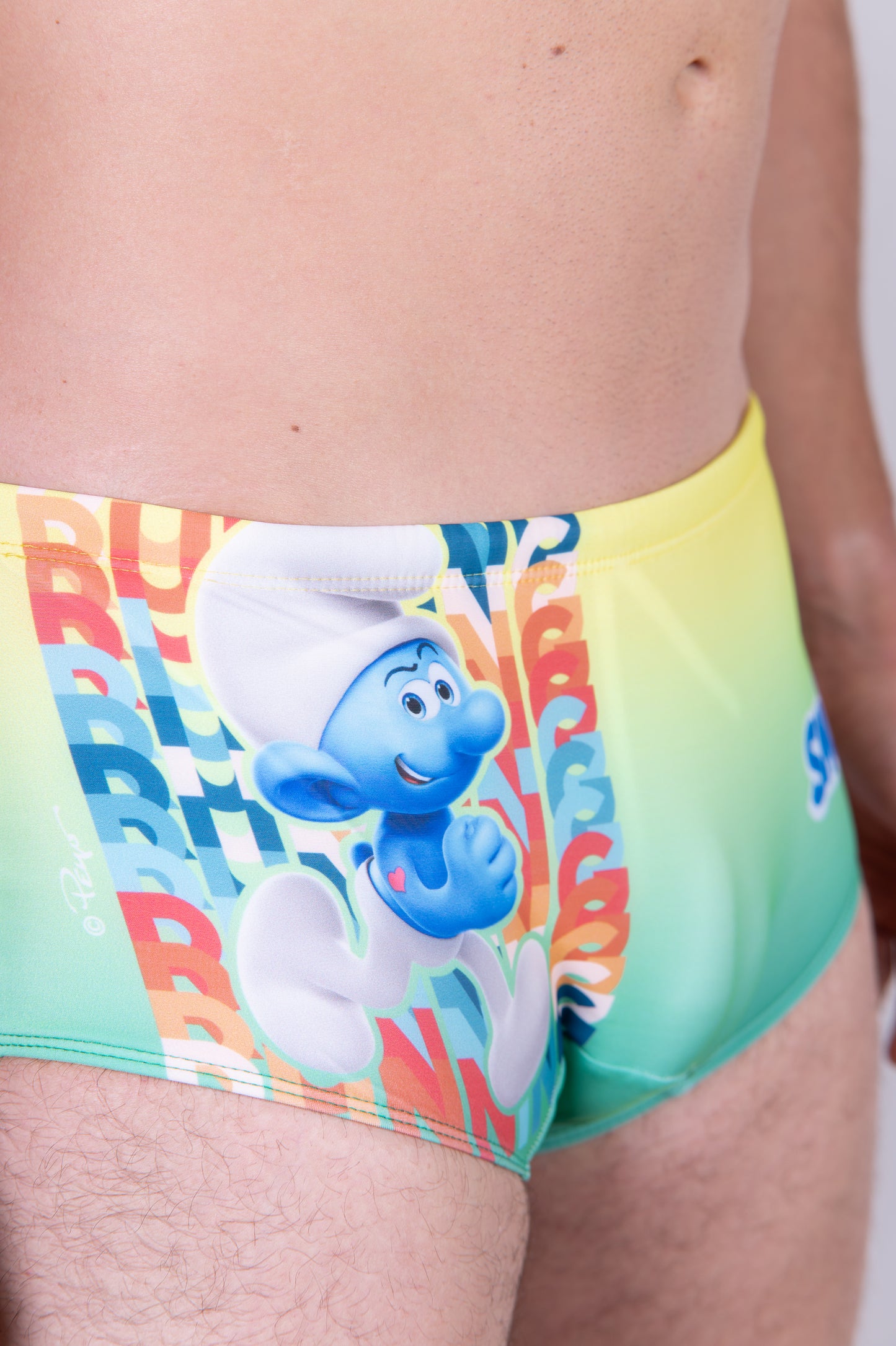 Men's trunk swimsuit - Smurf Running