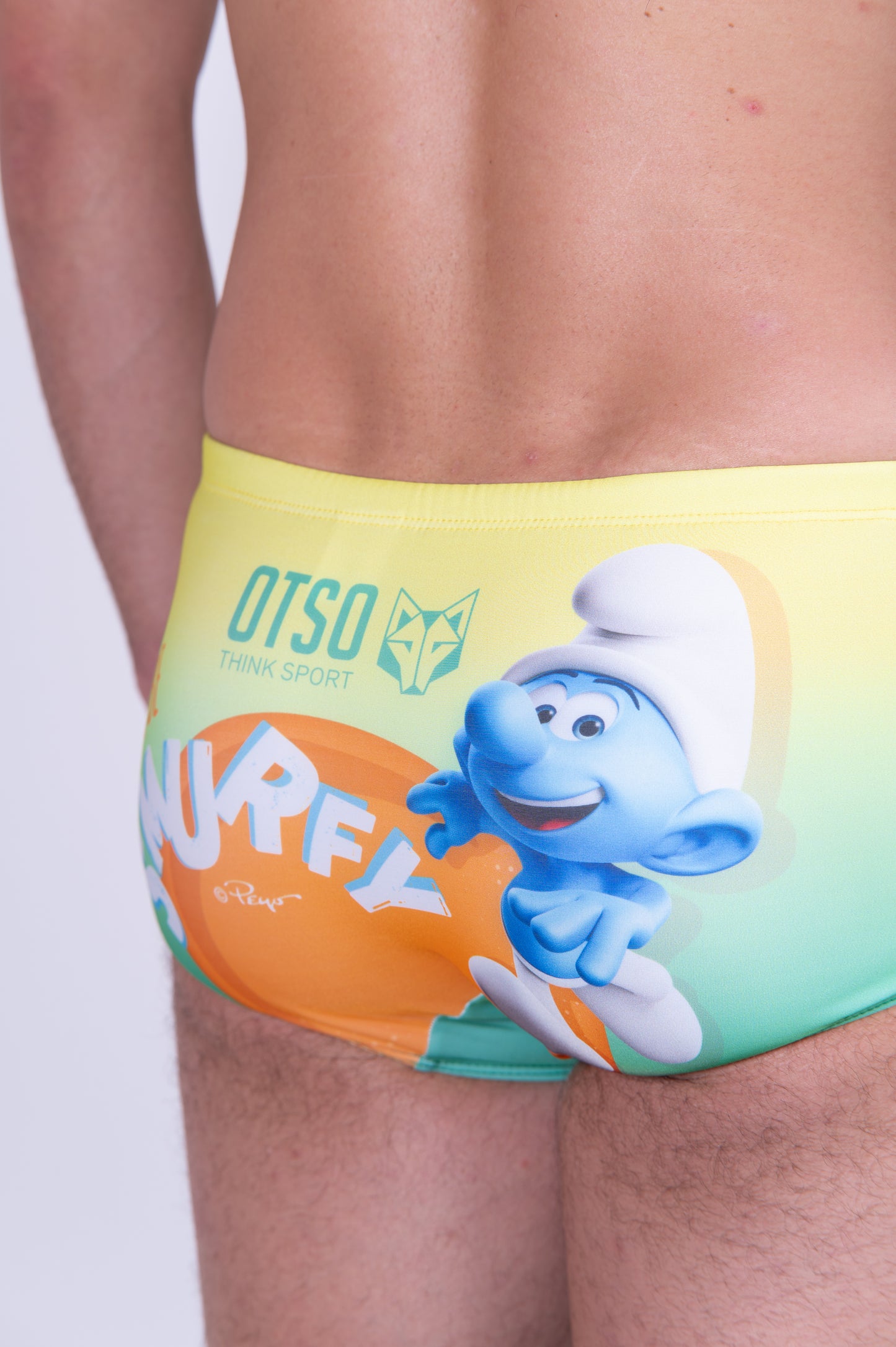 Men's trunk swimsuit - Smurf Running