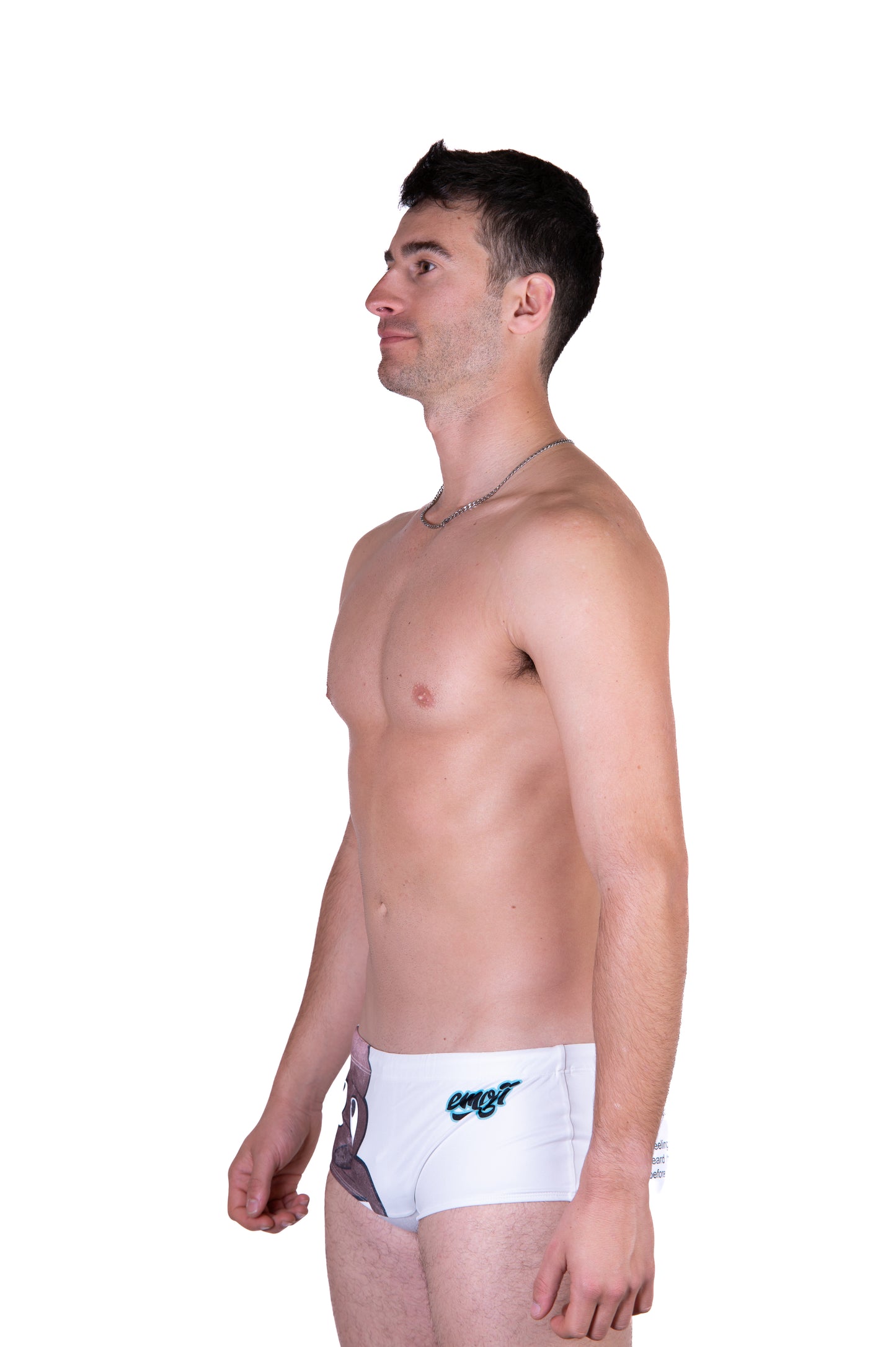 Men's trunk swimsuit - Emoji Poop
