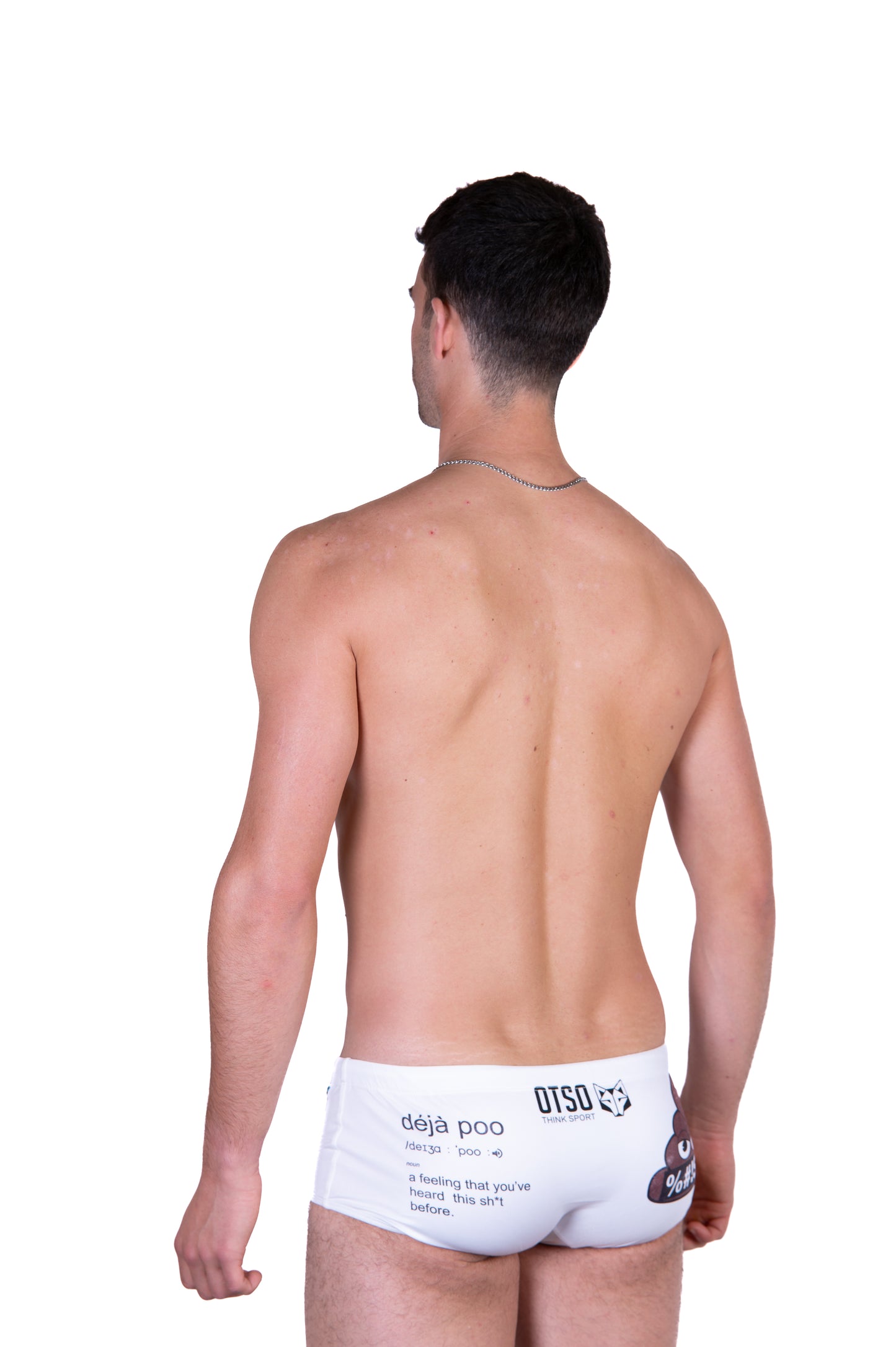 Men's trunk swimsuit - Emoji Poop