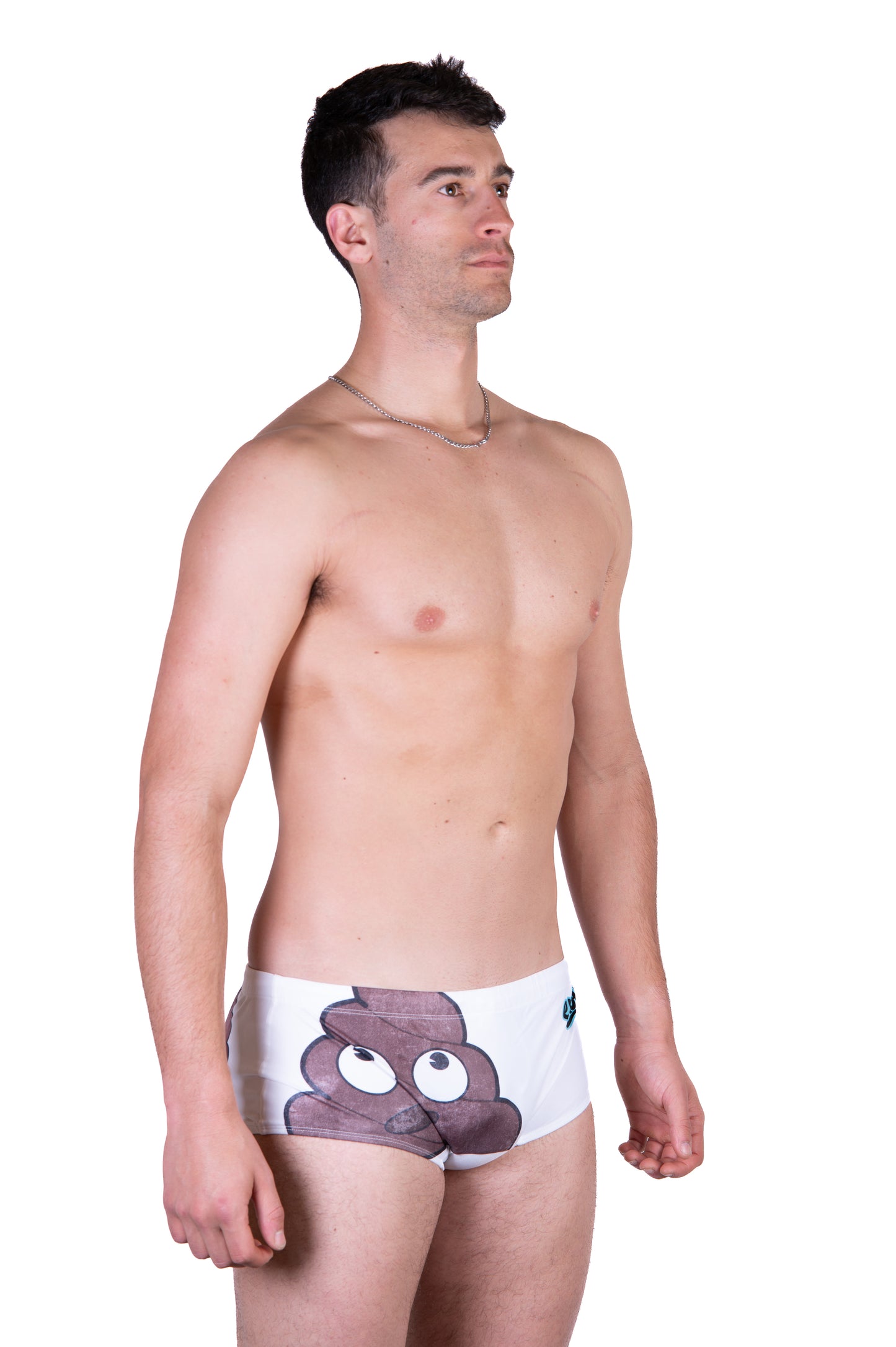 Men's trunk swimsuit - Emoji Poop