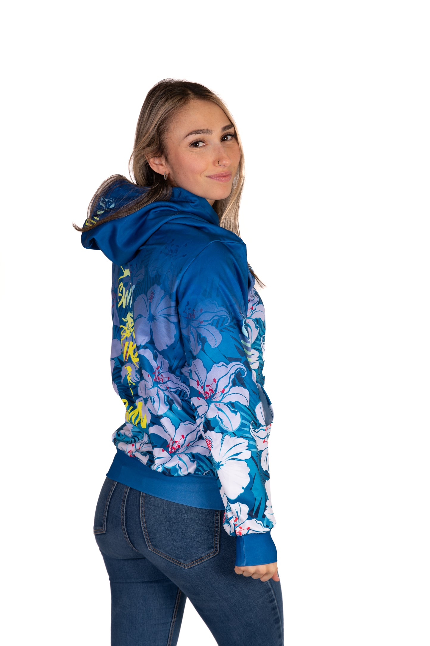 Felpa - Swim Bike Run Flower