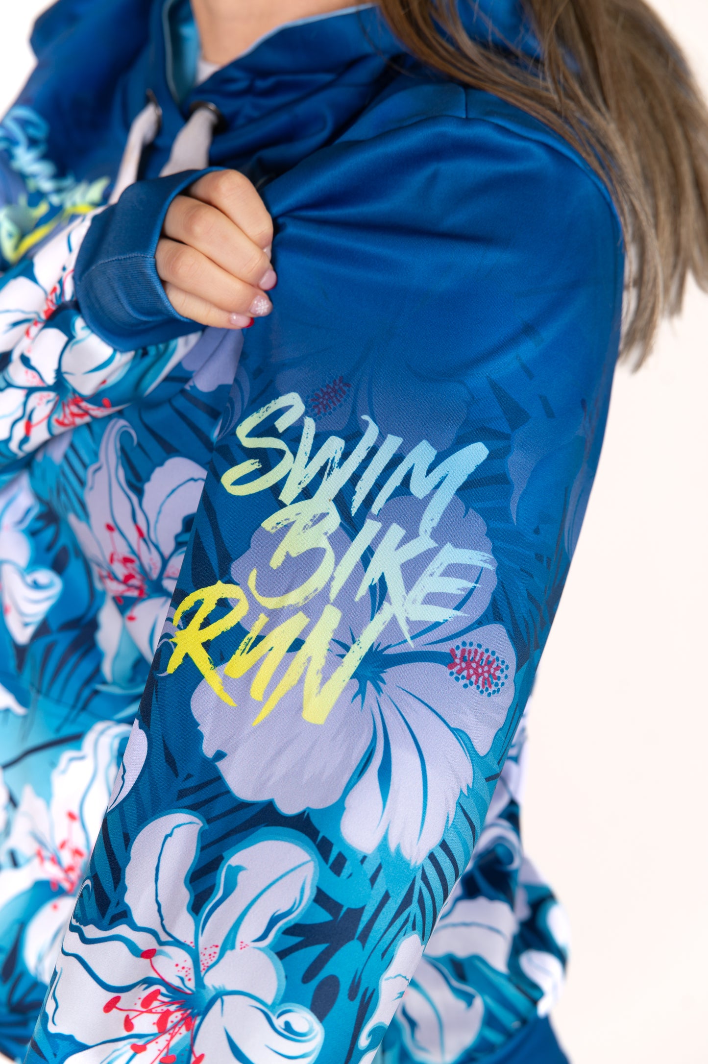 Felpa - Swim Bike Run Flower