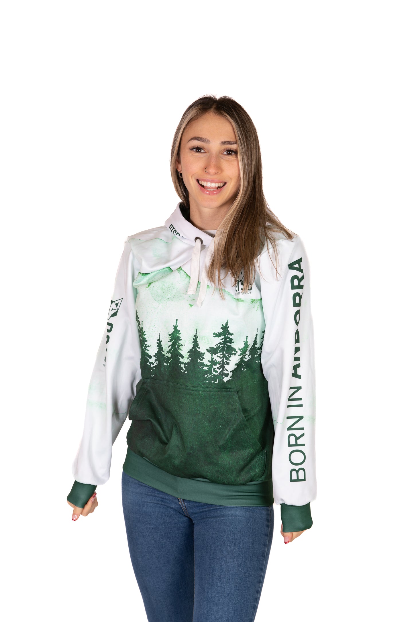 Sweat à capuche - Green Forest