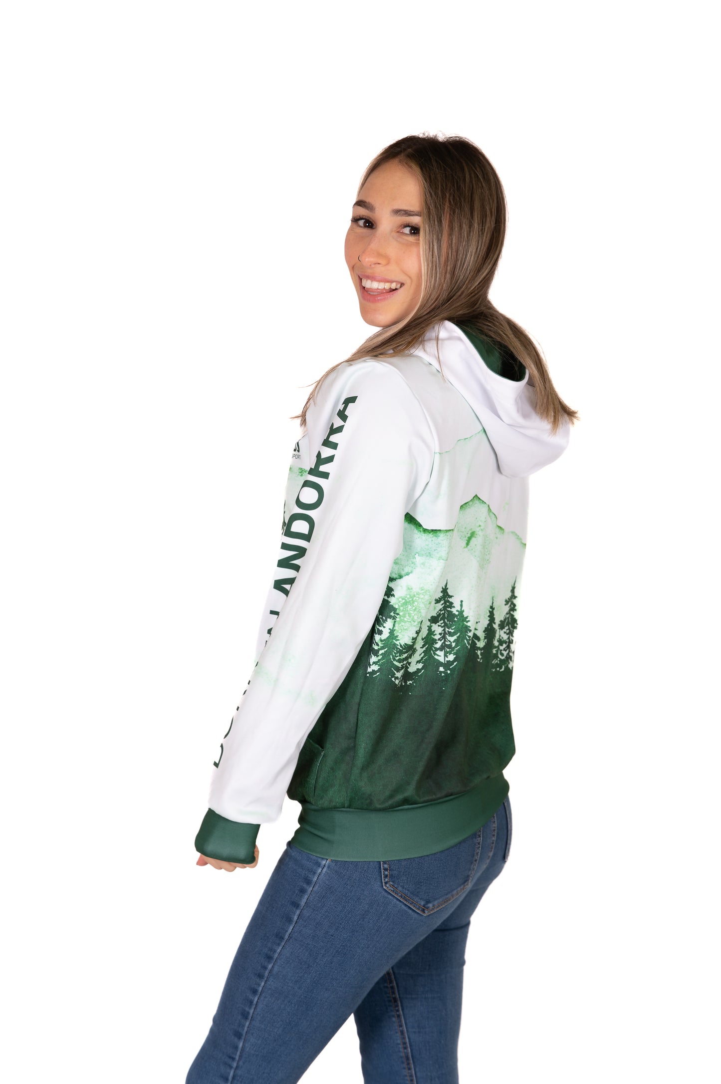 Sweat à capuche - Green Forest