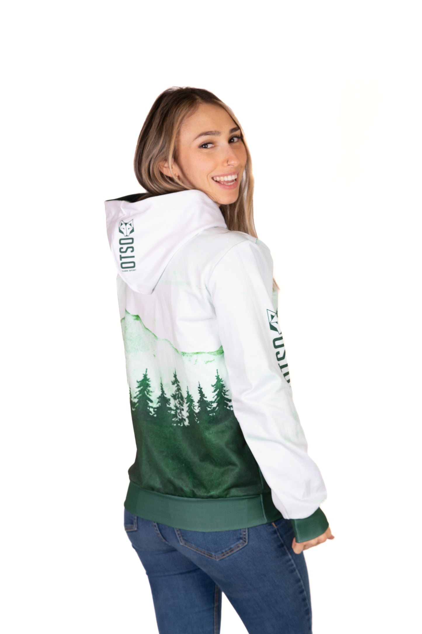 Sweat à capuche - Green Forest