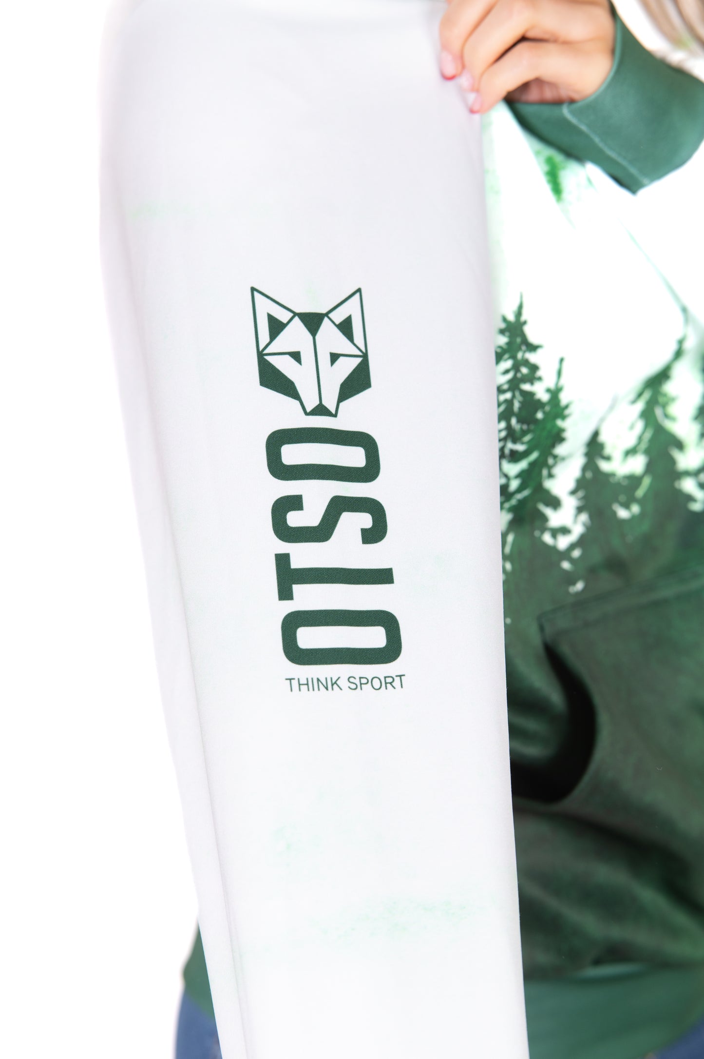 Sweat à capuche - Green Forest