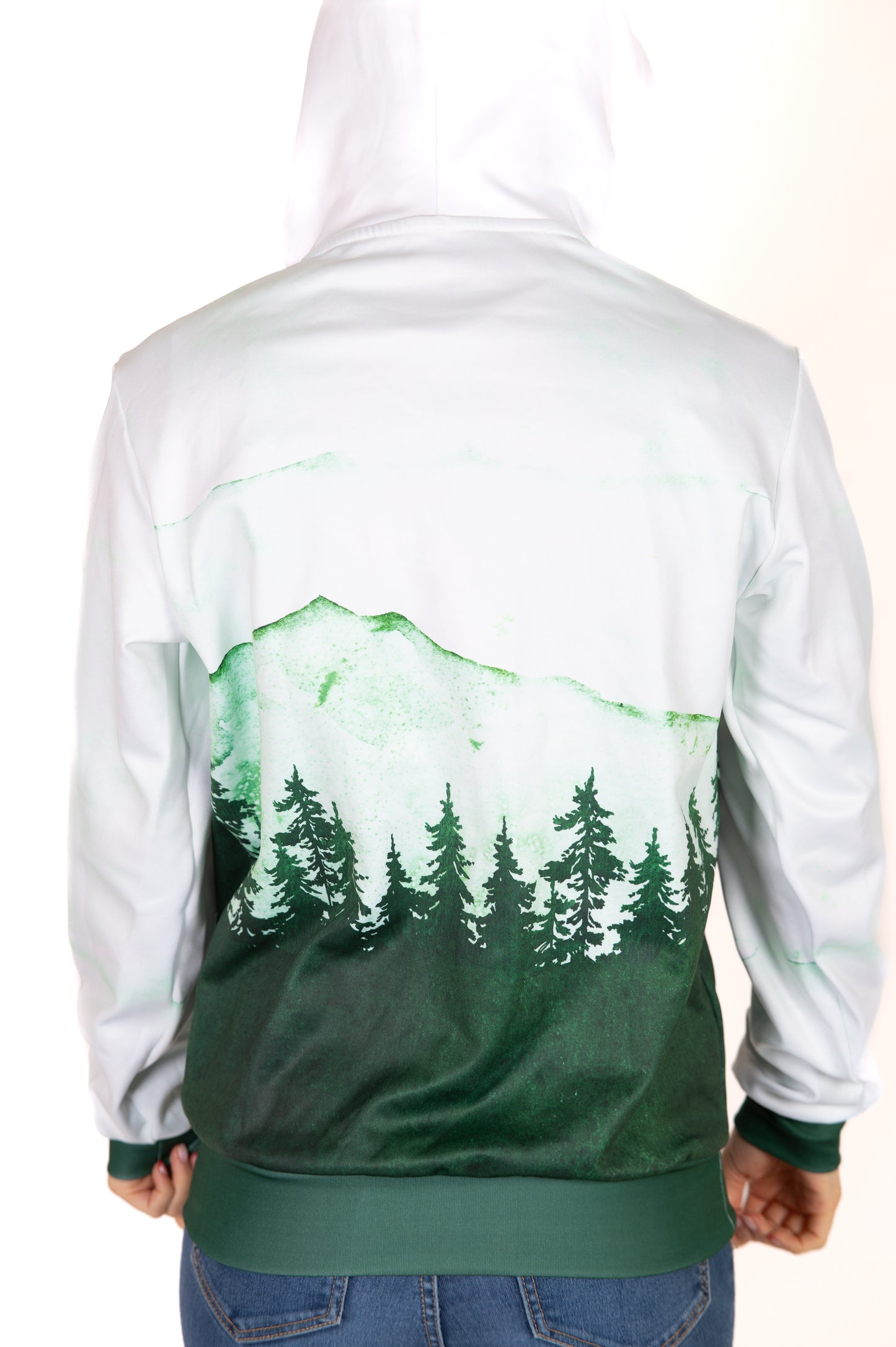 Sweat à capuche - Green Forest