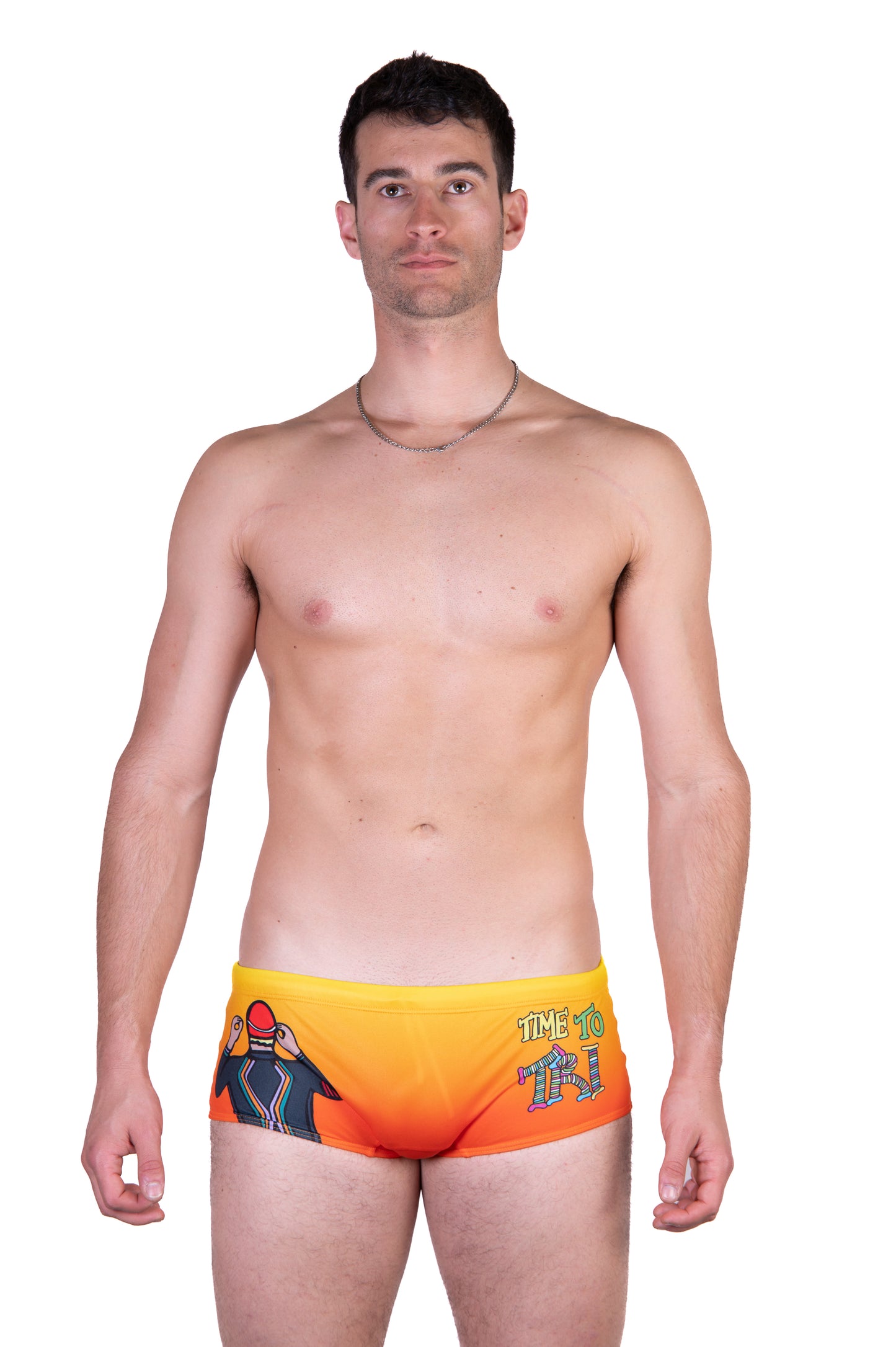 Maiô masculino slip - Time to Tri swim
