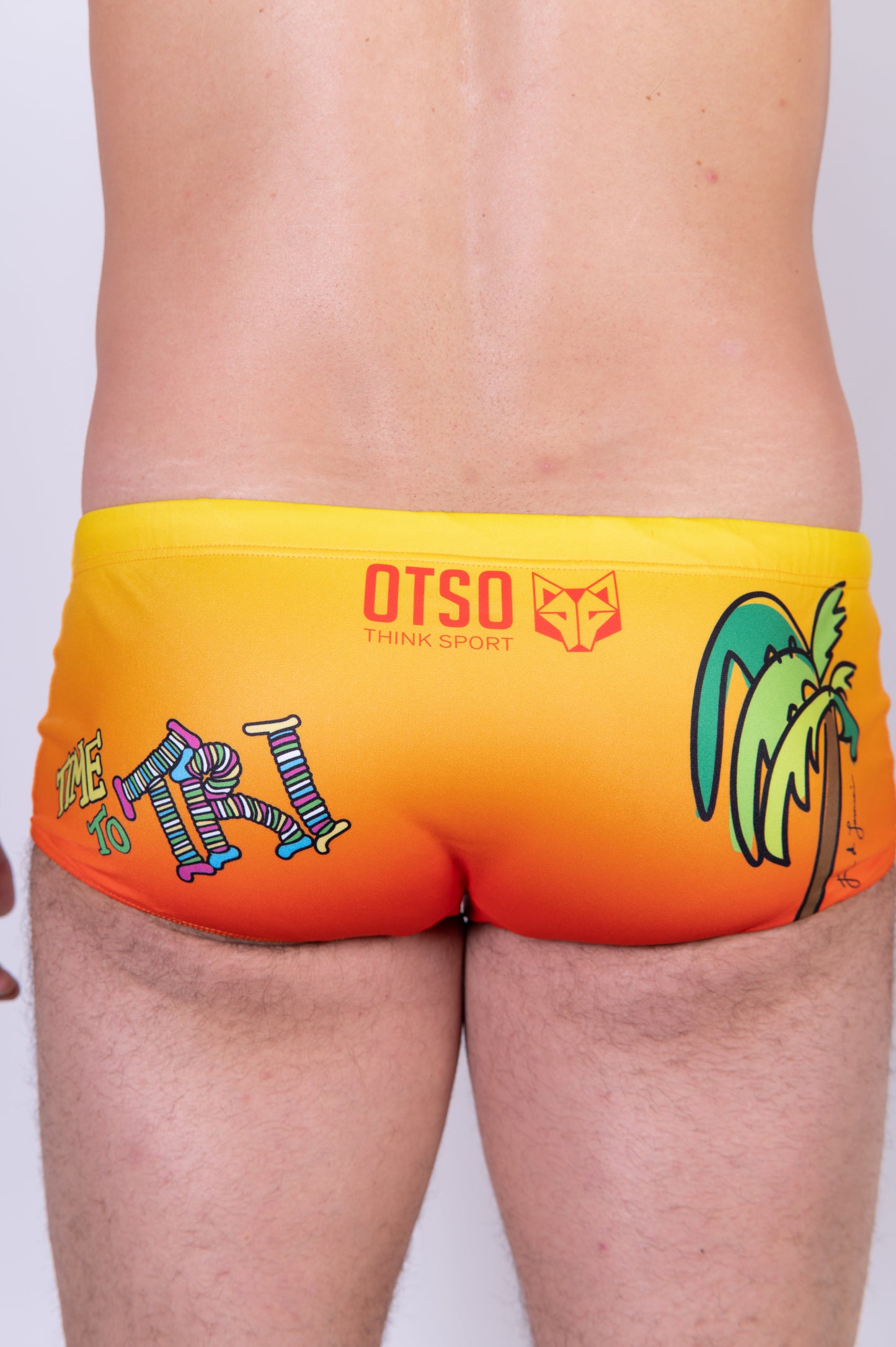 Maiô masculino slip - Time to Tri swim