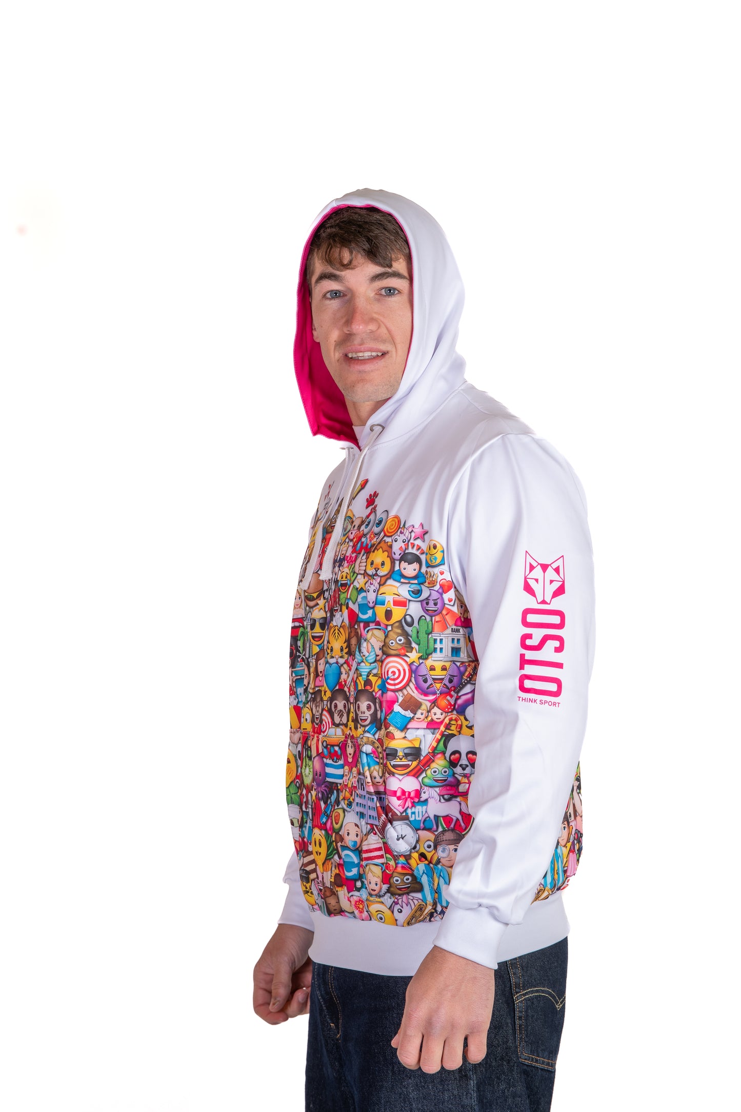 Sweat à capuche - Emoji Big Wave